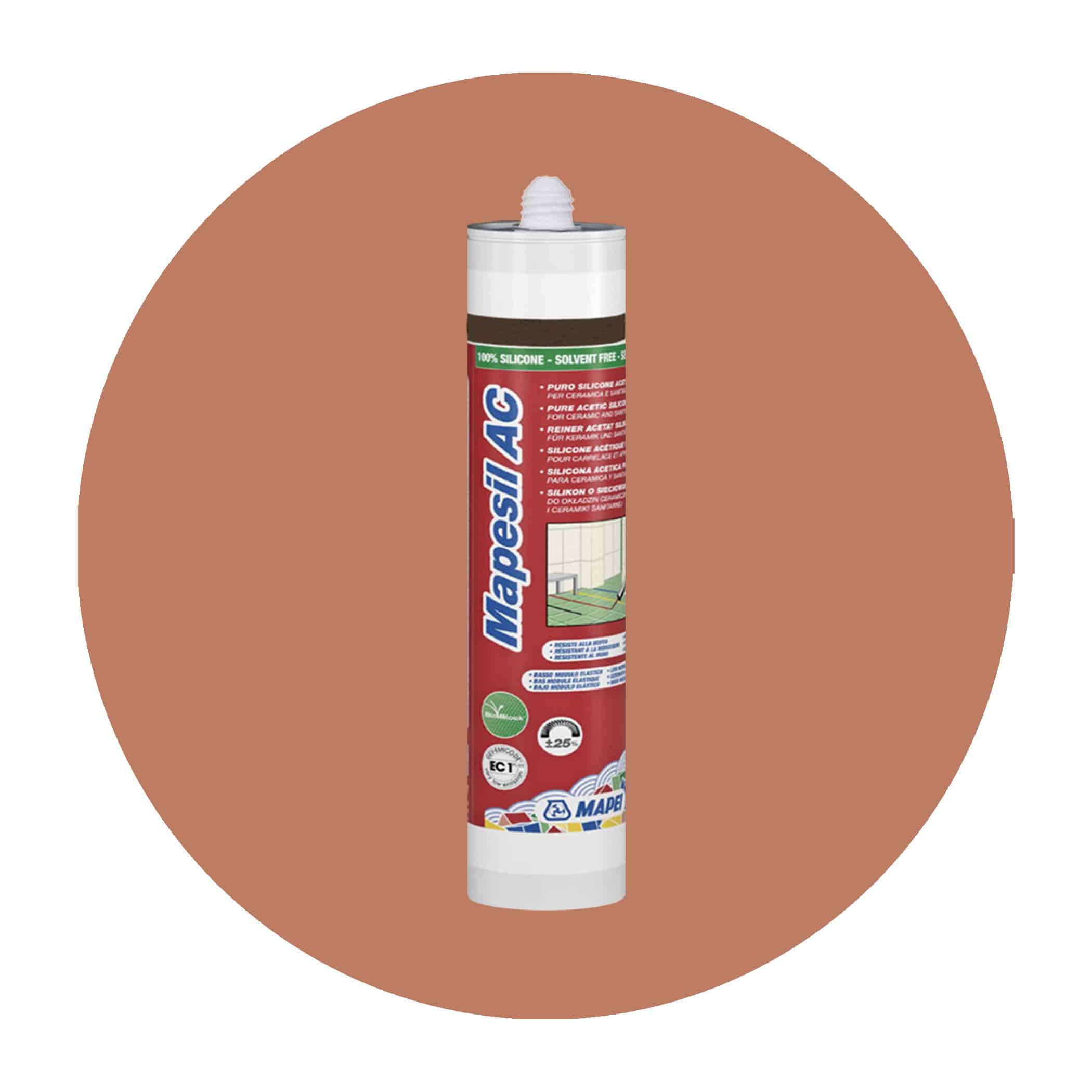 Mapei Mapesil AC Silicone Sealant - 145 Terra Di Sienna Variation Image
