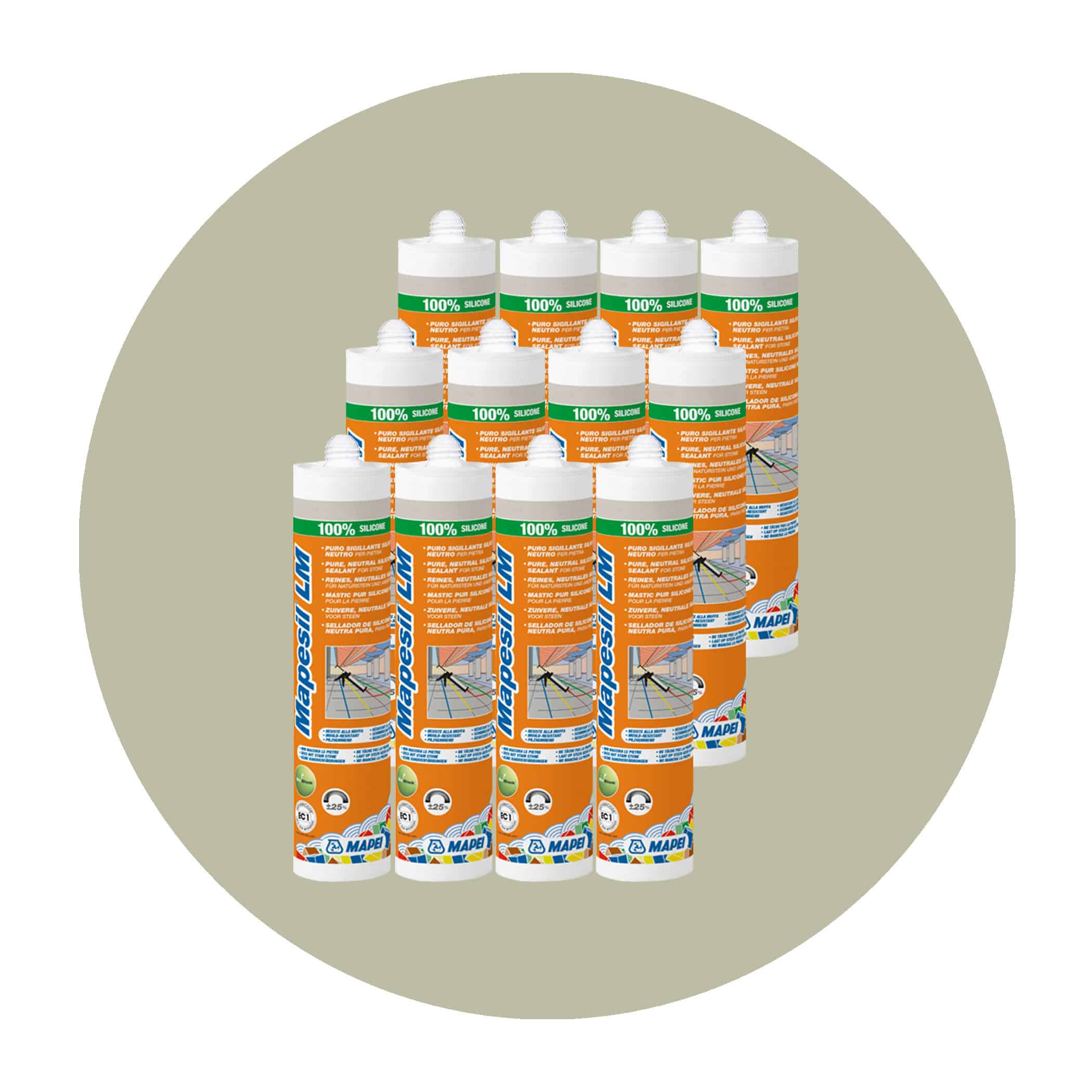 Mapei Mapesil LM Natural Stone Silicone - 700 Translucent Boxed Items Variation Image