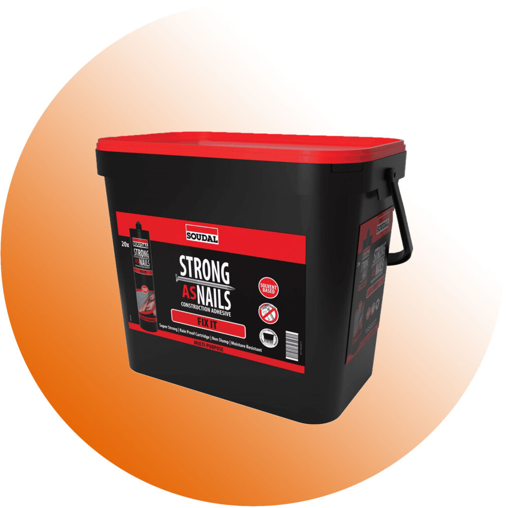 Soudal Strong as Nails Fix It Grab & Go Pack - 20 Pce Bucket Variation