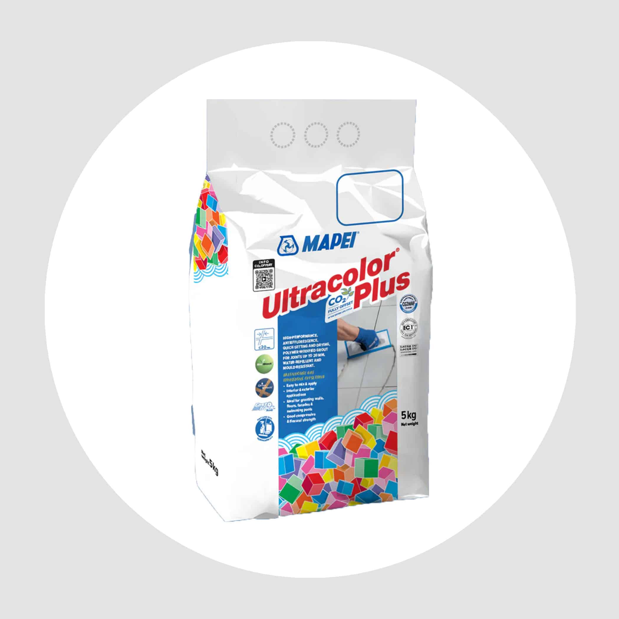 Mapei Ultracolor Plus High Performance Grout - 100 White Variation Image