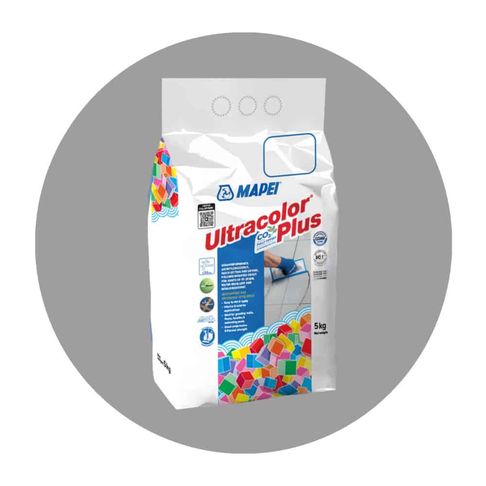 Mapei Ultracolor Plus High Performance Grout - 112 Medium Grey Variation Image