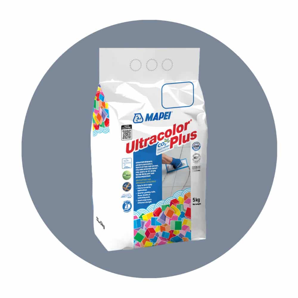 Mapei Ultracolor Plus High Performance Grout - 125 Castle Grey Variation Image