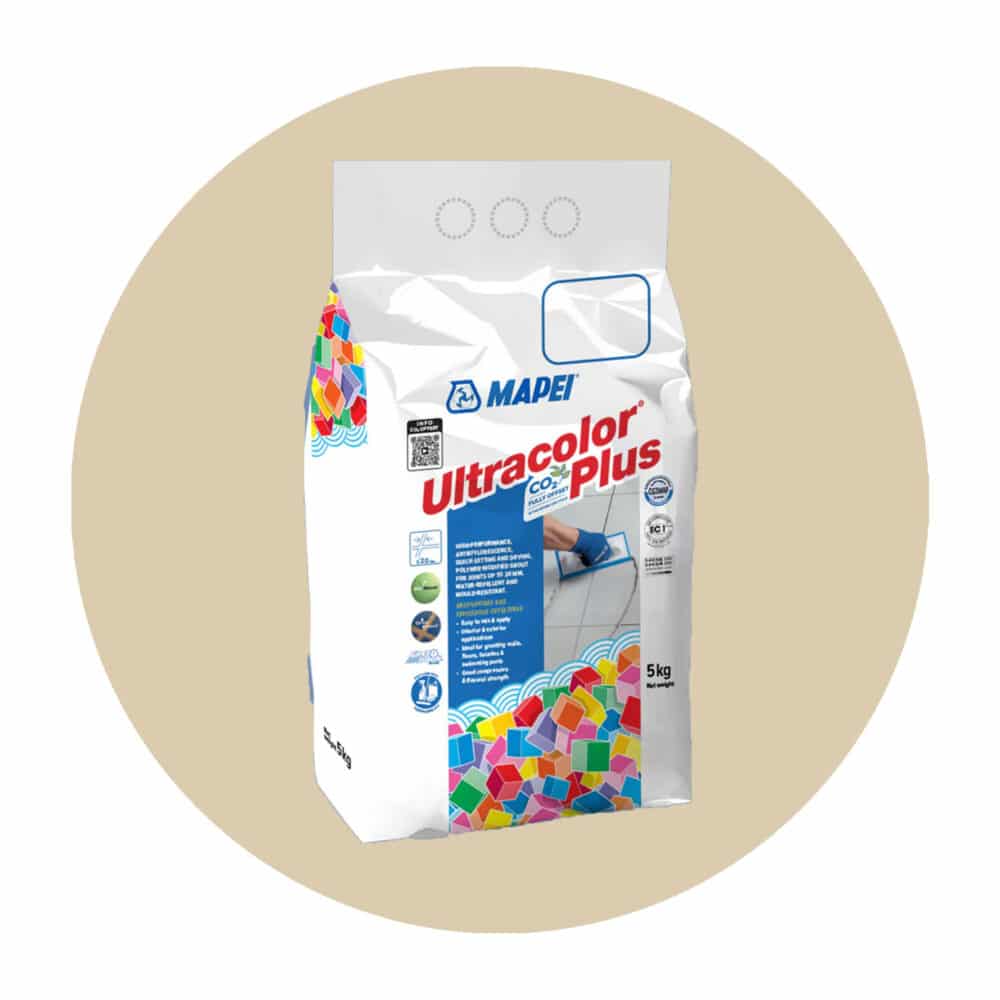 Mapei Ultracolor Plus High Performance Grout - 138 Almond Variation Image