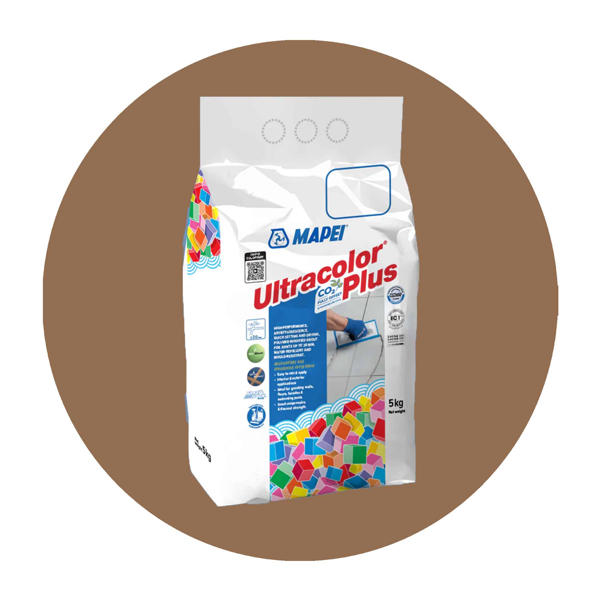 Mapei Ultracolor Plus High Performance Grout - 152 Liquorice Variation Image