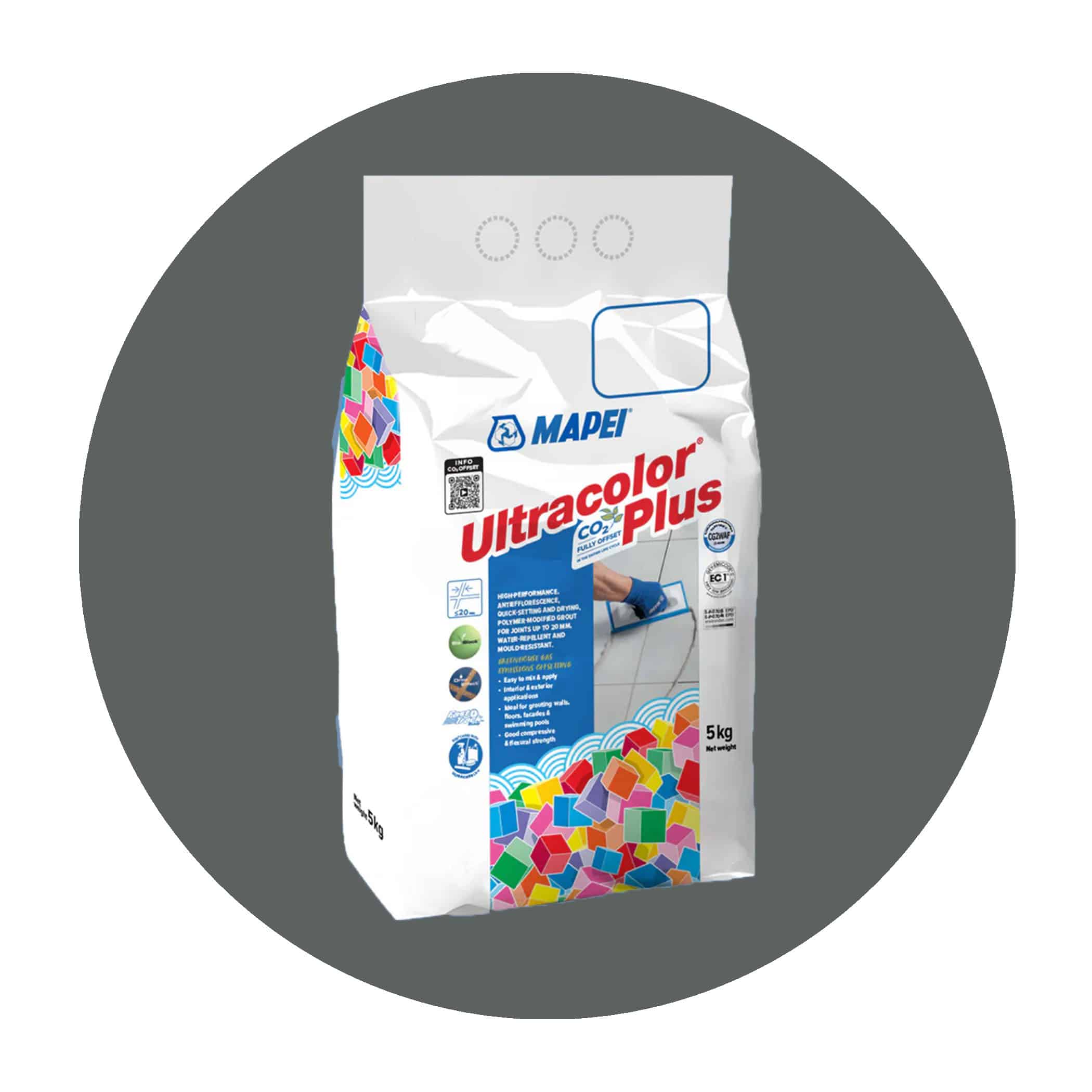 Mapei Ultracolor Plus High Performance Grout - 174 Tornado Variation Image