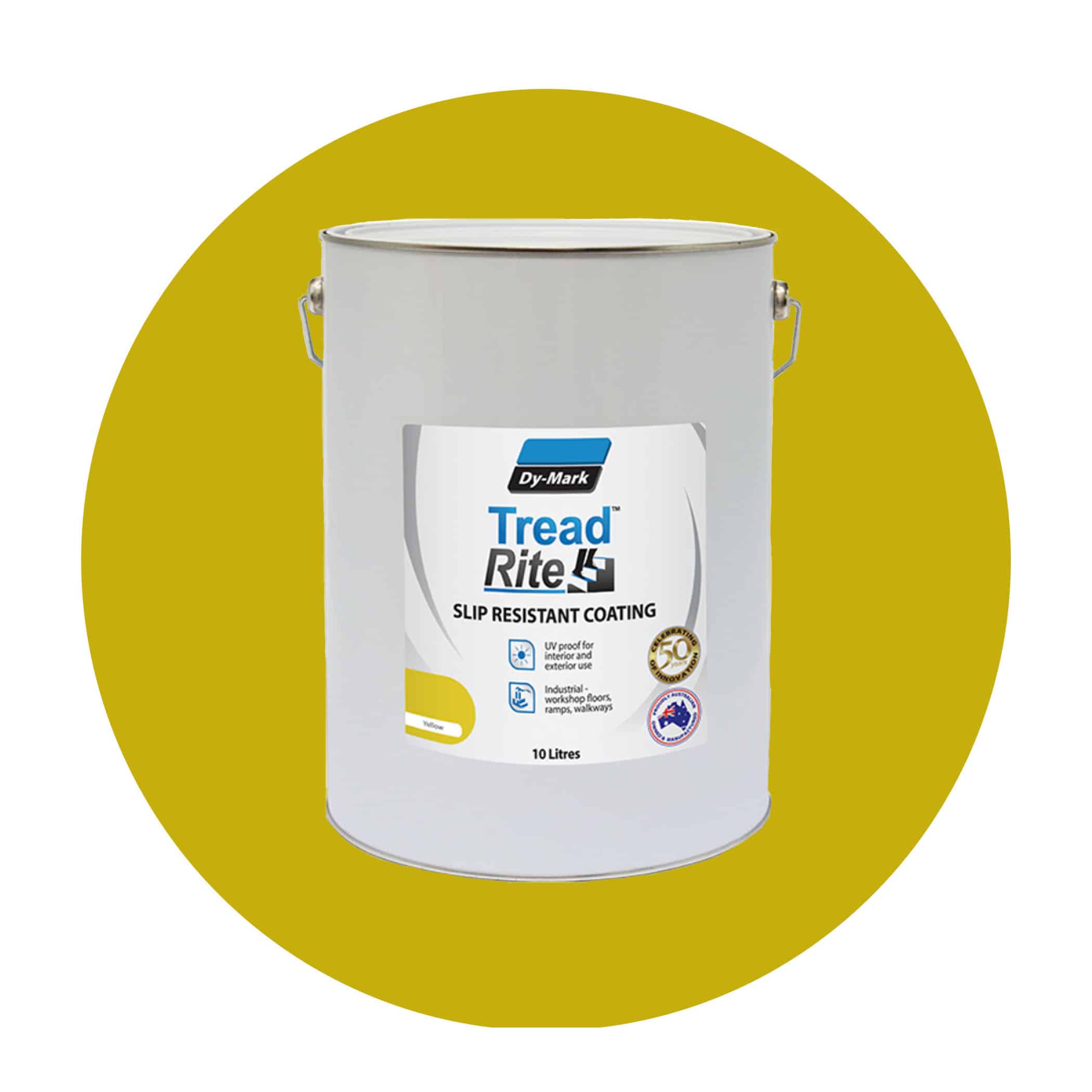 Dy-Mark TreadRite Slip Resistant Coating - 10 Litre Yellow Variation Image