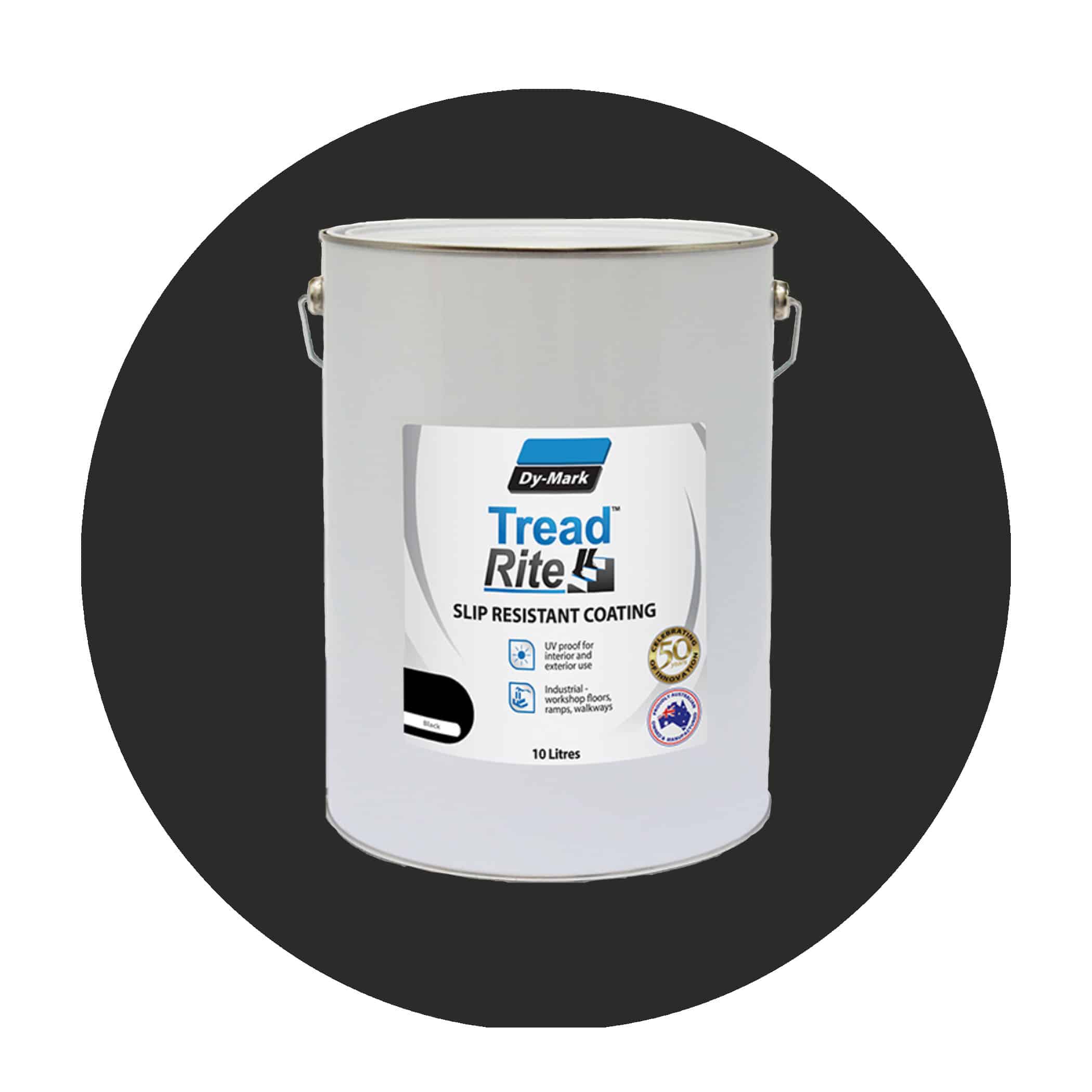 Dy-Mark TreadRite Slip Resistant Coating - 10 Litre Black Variation Image