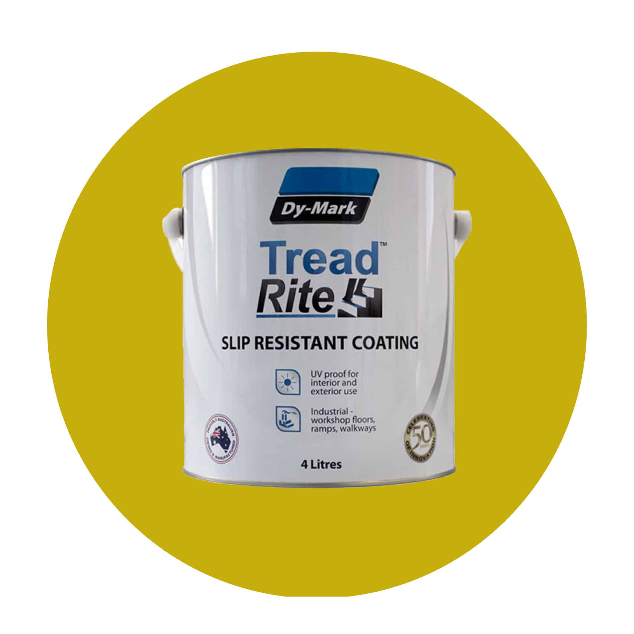 Dy-Mark TreadRite Slip Resistant Coating - 4 Litre Yellow Variation Image
