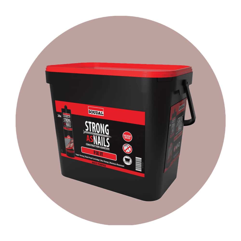 Soudal Strong as Nails Fix It Grab & Go Pack - 20 Pce Bucket Variation