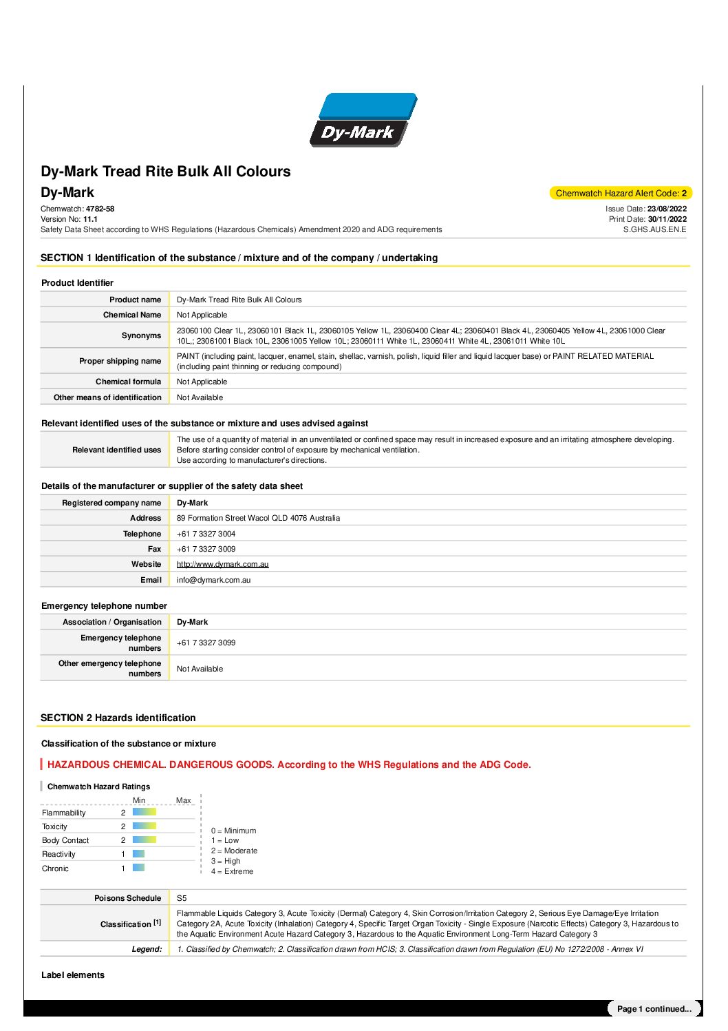 Technical Specifications