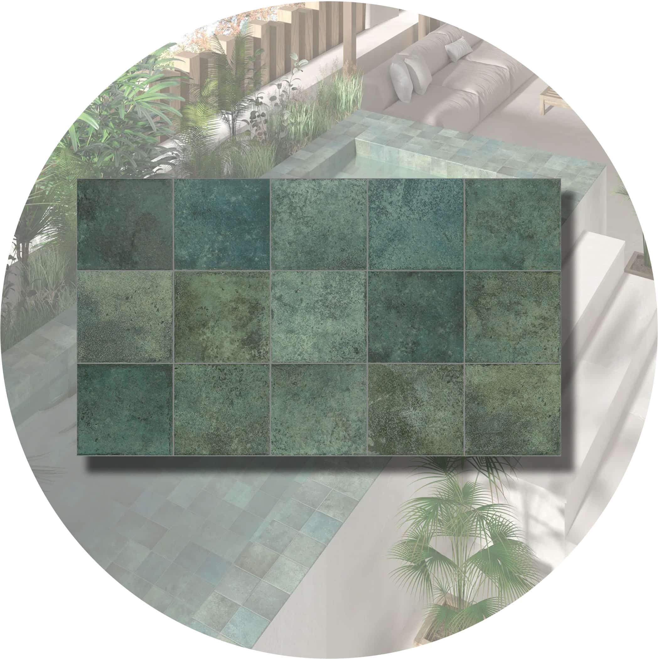 Dune Tahiti Emerald Anti-Slip Tile - Product Image