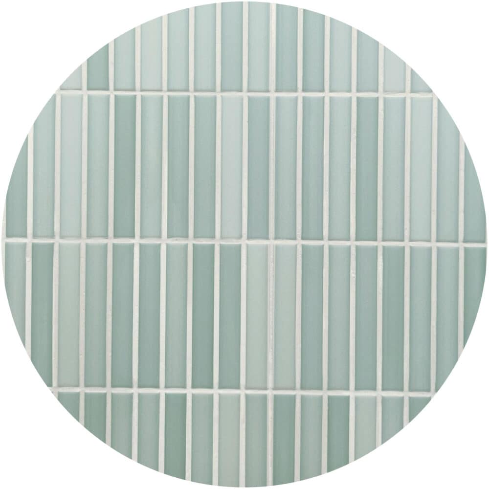 Dune Kit Kat Mosaic Tile in Anise Green Matt Finish - Google Ads Image