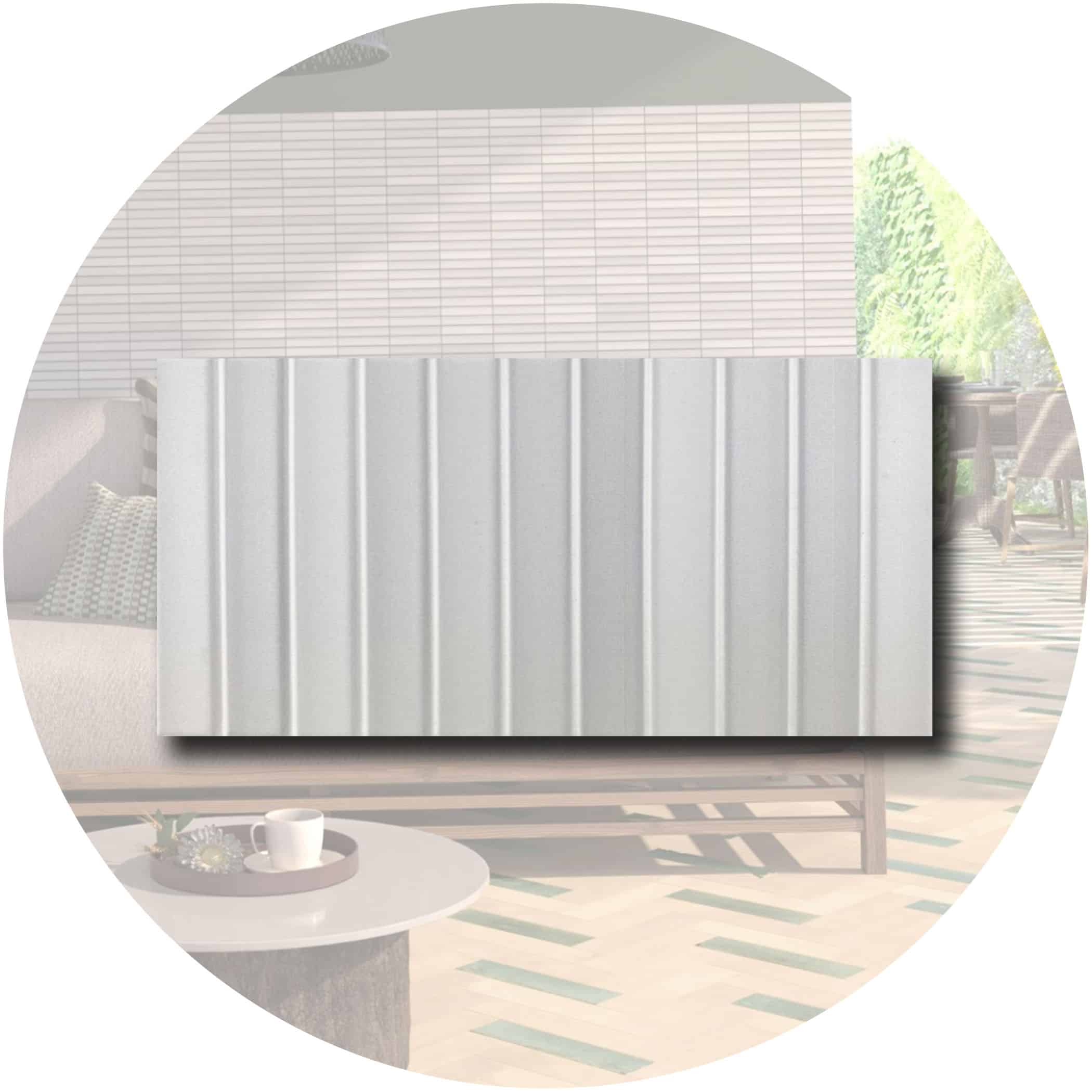 Dune Kit Kat Mosaic Tile in Grey Matt Finish - Product Image