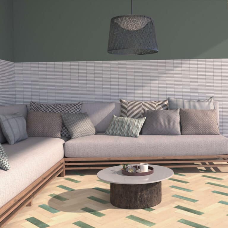 Dune Kit Kat Mosaic Tile in Grey Matt Finish