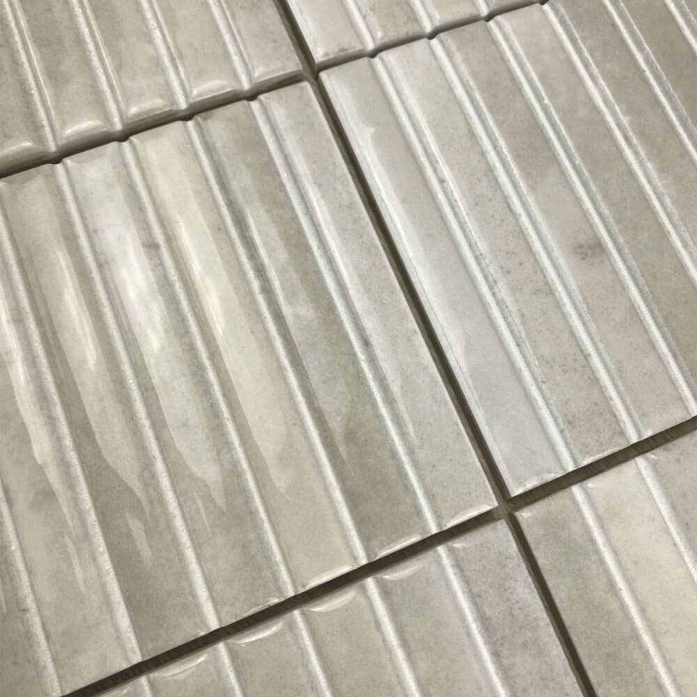 Dune Kit Kat Mosaic Tile in Ivory Gloss Finish - Gallery Image