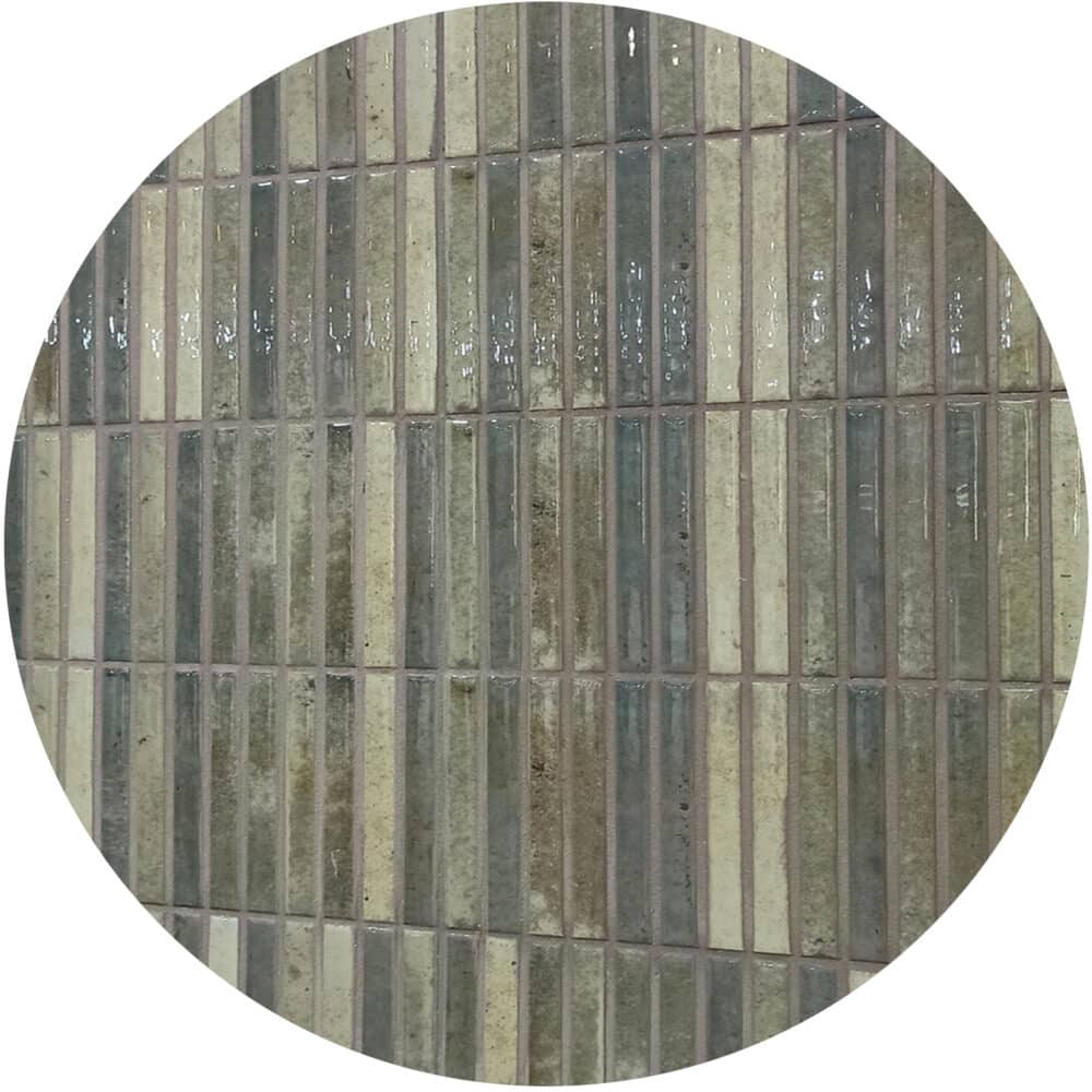 Dune Kit Kat Mosaic Tile in Musgo Gloss Finish - Google Ads Image