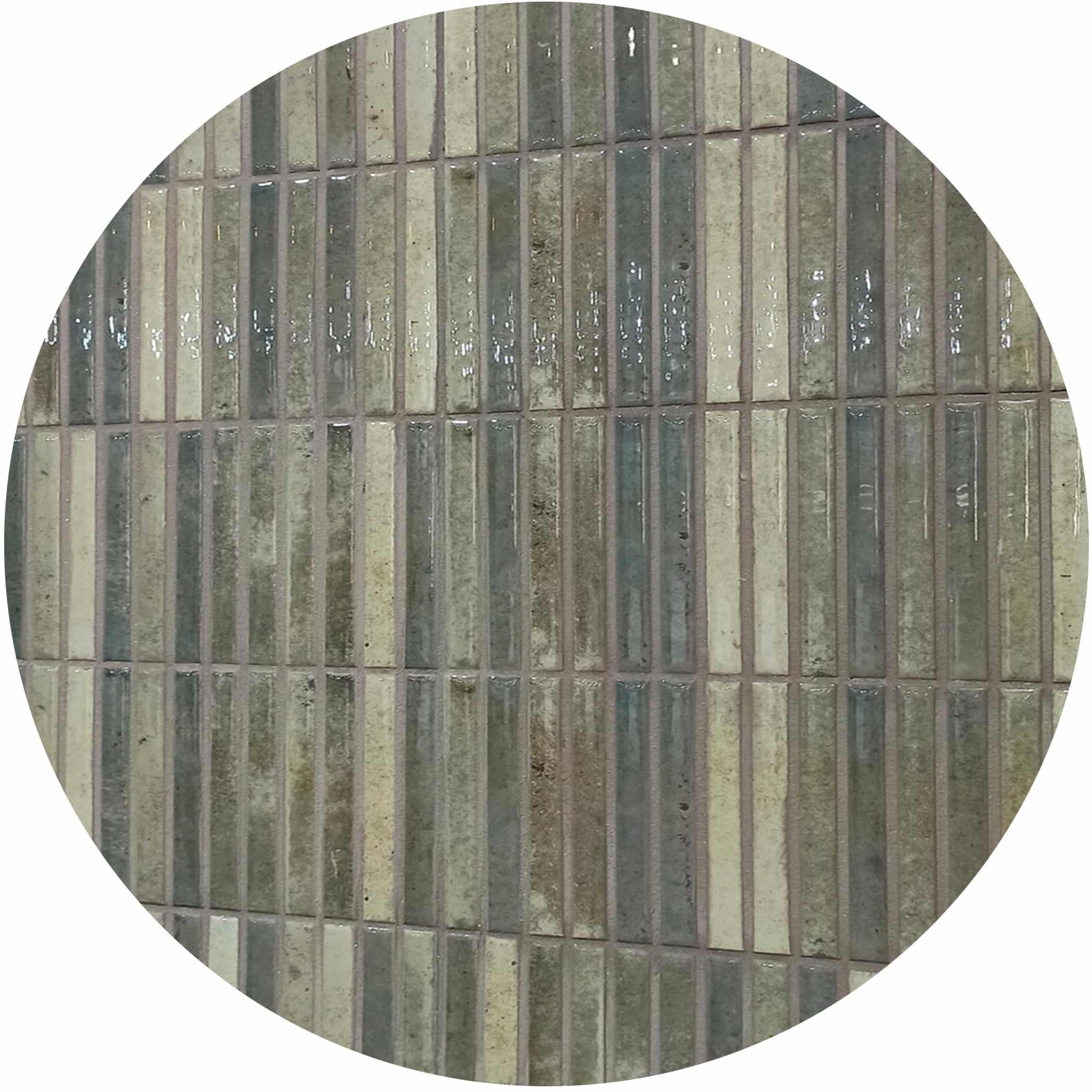 Dune Kit Kat Mosaic Tile in Musgo Gloss Finish - Google Ads Image