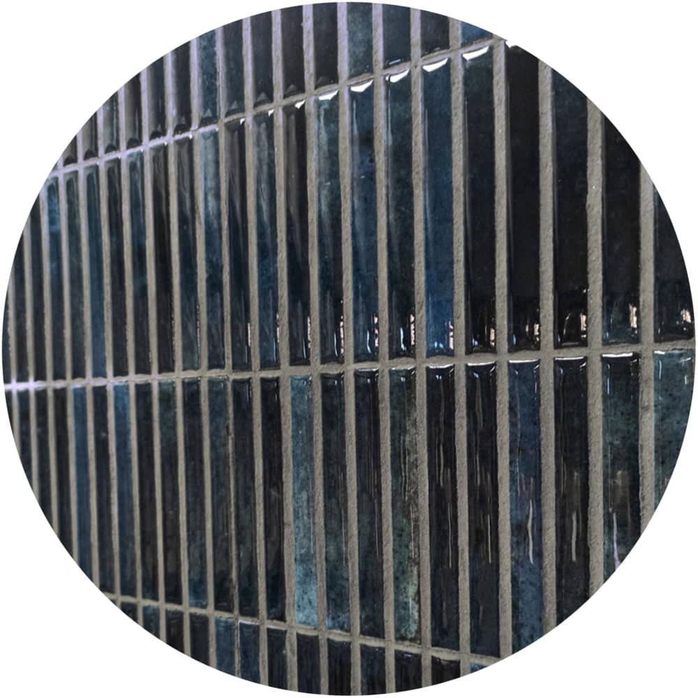 Dune Kit Kat Mosaic Tile in Ocean Gloss Finish - Google Ads Image