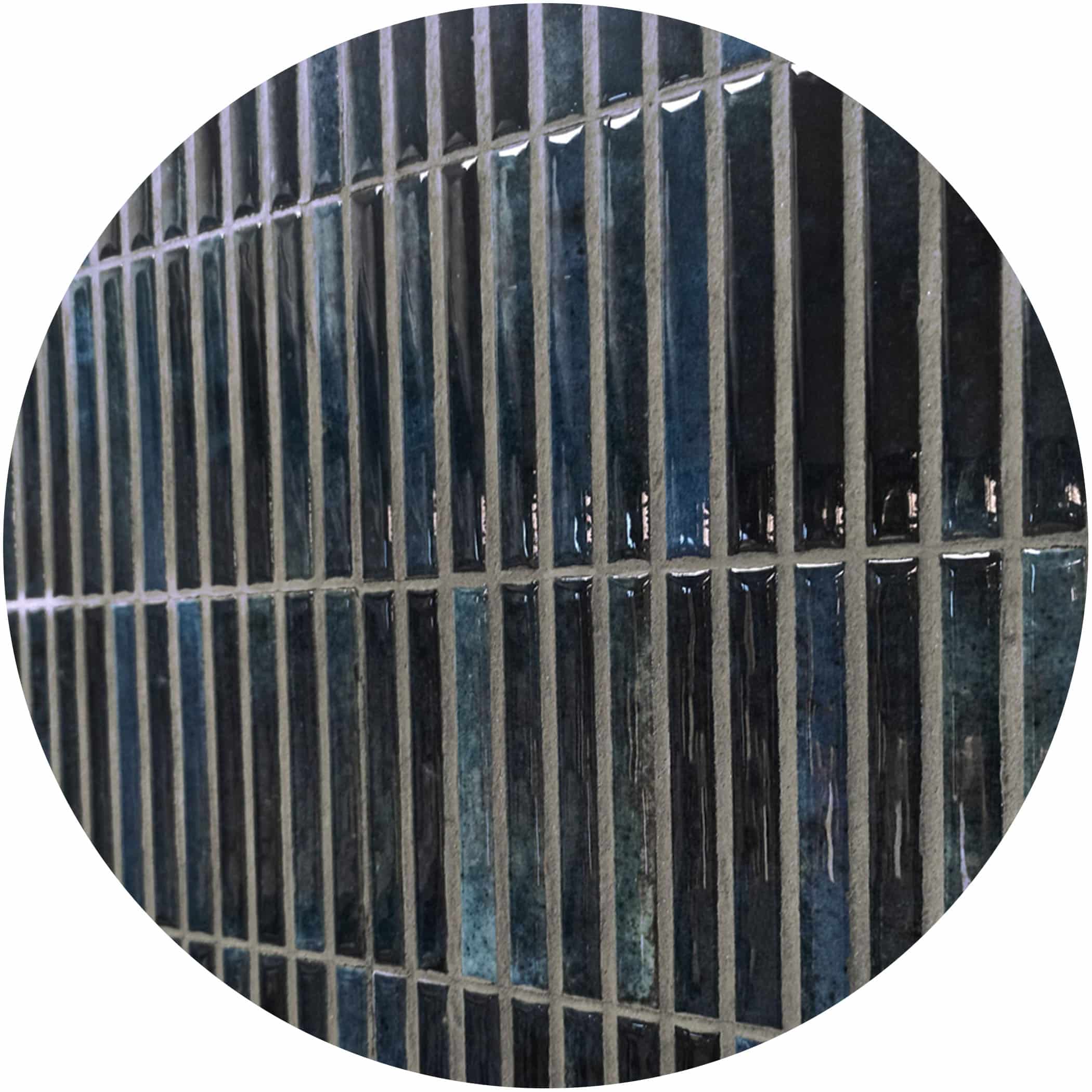 Dune Kit Kat Mosaic Tile in Ocean Gloss Finish - Google Ads Image