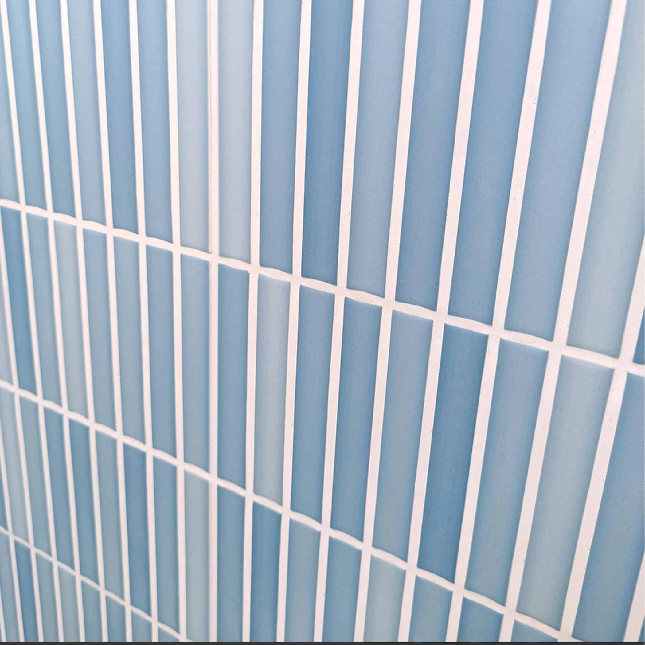 Dune Kit Kat Mosaic Tile in Sky Matt Finish - Gallery Image