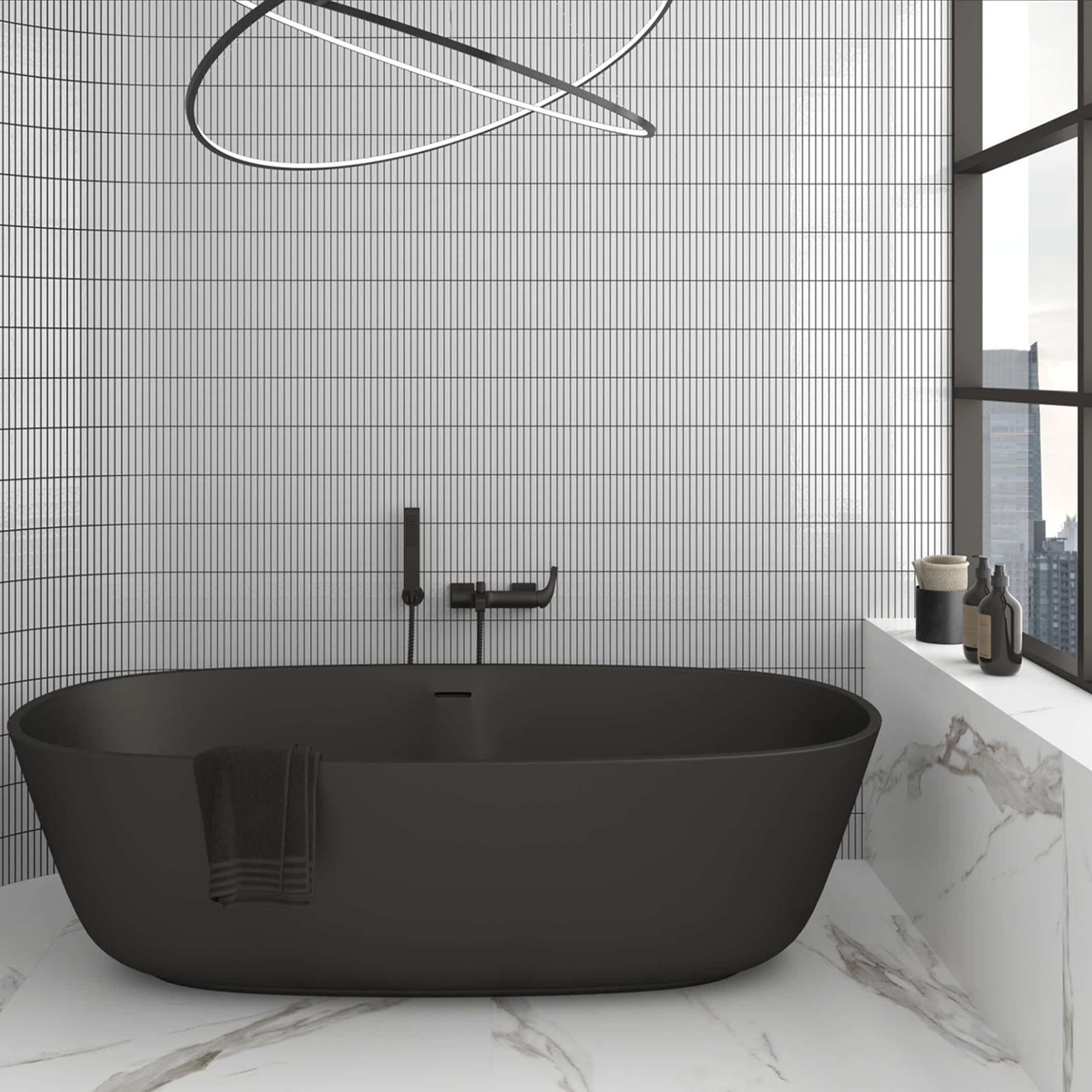 Dune Kit Kat Mosaic Tile in Snow Gloss Finish - Gallery Image