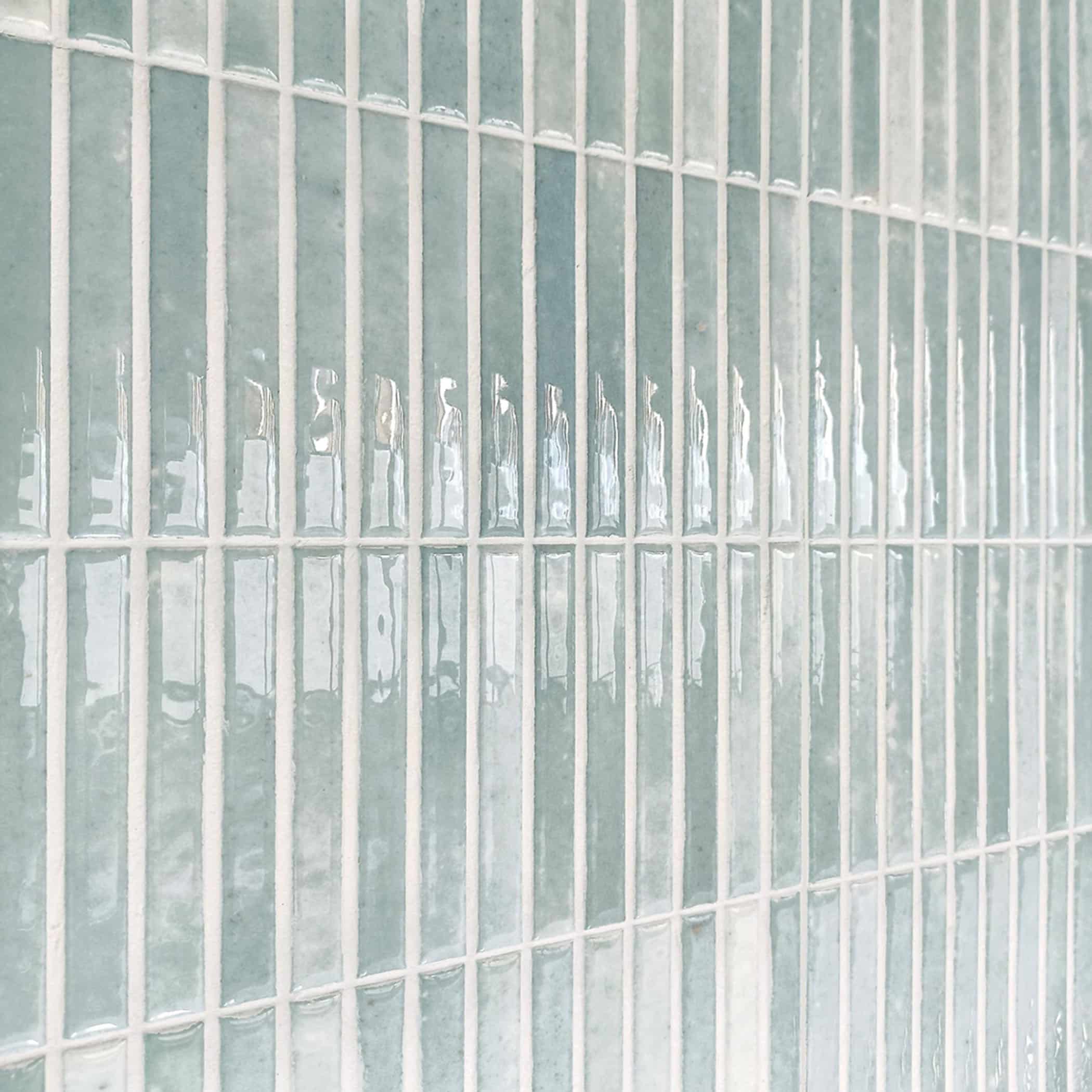 Dune Kit Kat Mosaic Tile in Water Gloss Finish - Gallery Image