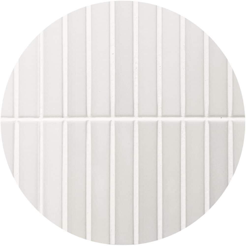 Dune Kit Kat Mosaic Tile in White Matt Finish - Google Ads Image