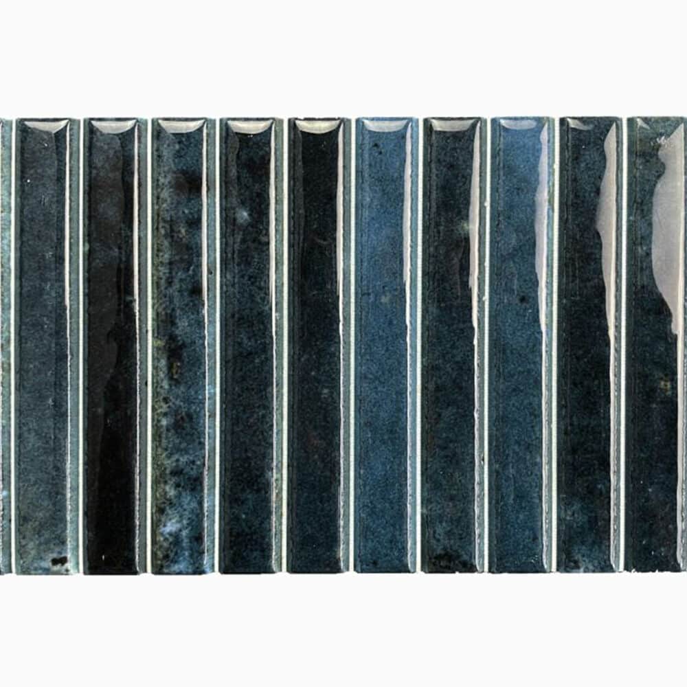 Dune Kit Kat Mosaic Tile in Ocean Gloss Finish - Feature Image