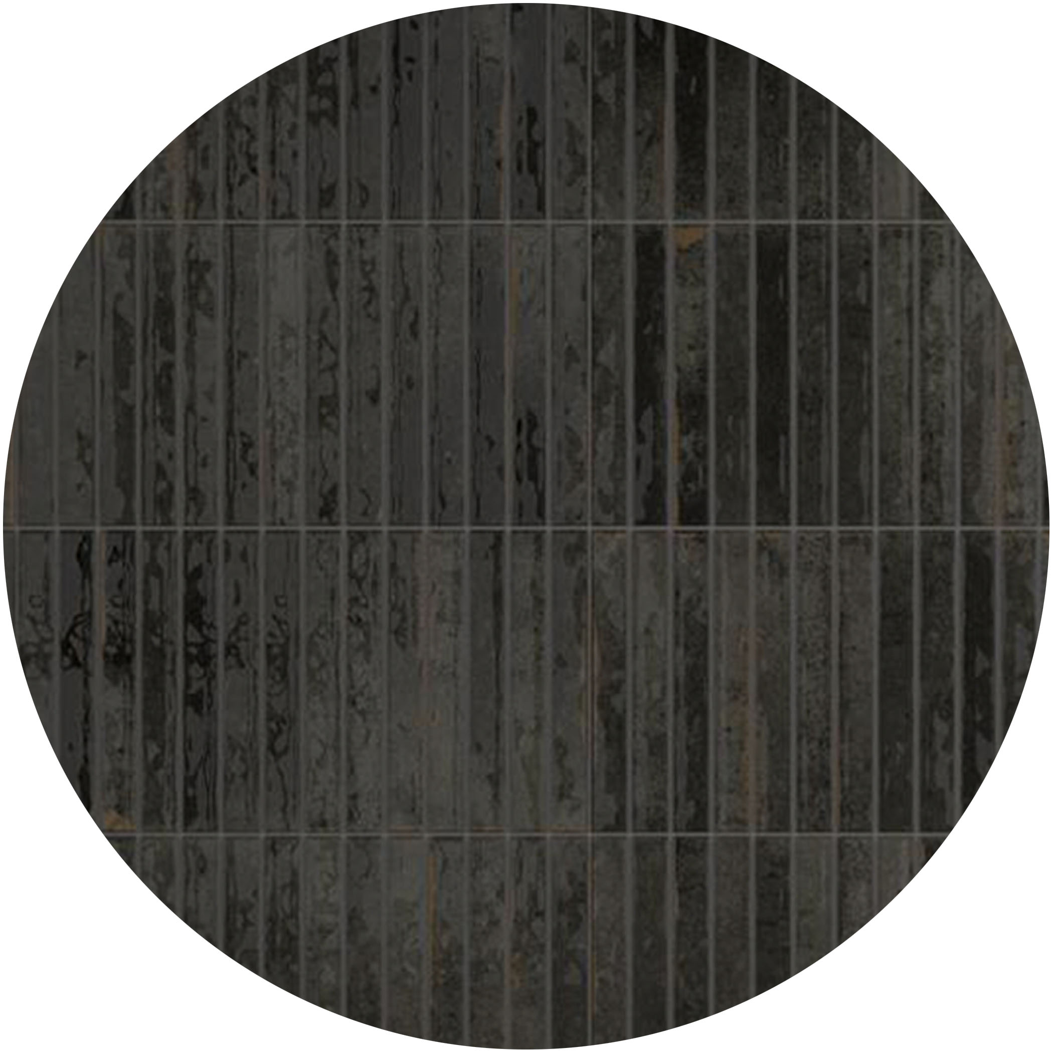 Dune Kit Kat Mosaic Tile in Noche Gloss Finish - Gallery Image