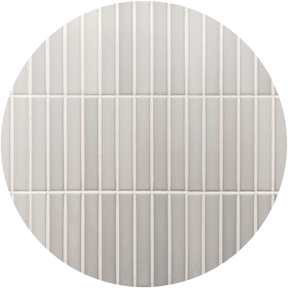 Dune Kit Kat Mosaic Tile in Grey Matt Finish - Gallery Image