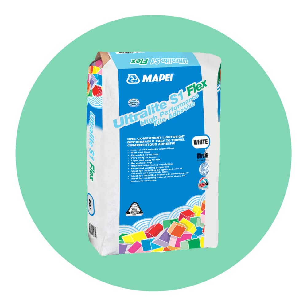 Mapei Ultralite S1 Flex White Adhesive - Product Image