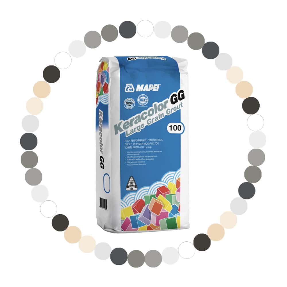 Mapei Keracolor GG Large Grain Grout - #100 White Variation Image