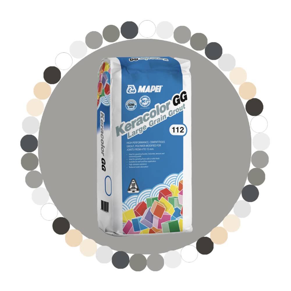Mapei Keracolor GG Large Grain Grout - #112 Medium Grey Variation Image