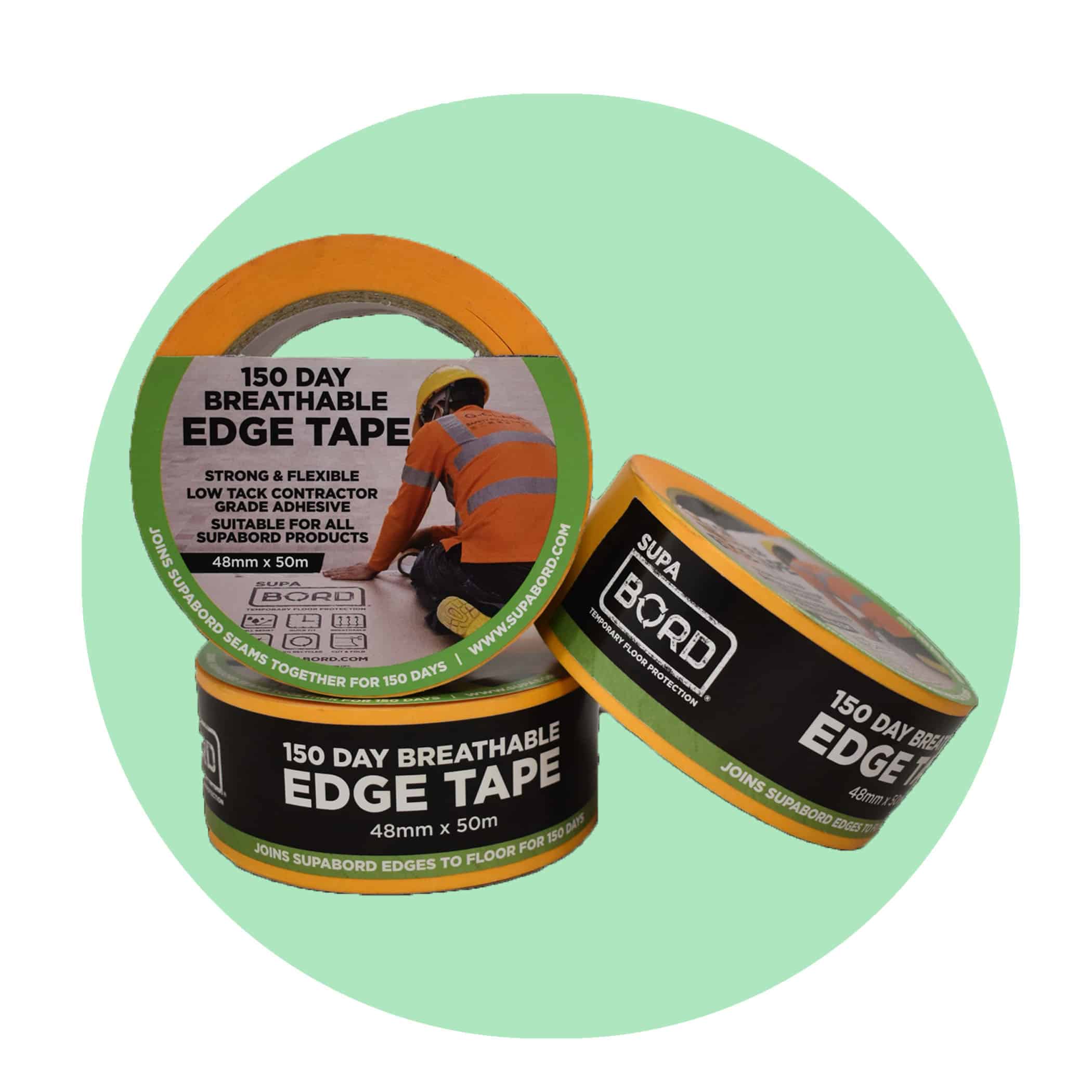 SupaBord 150 Day Edge Tape 50m Roll - Product Image