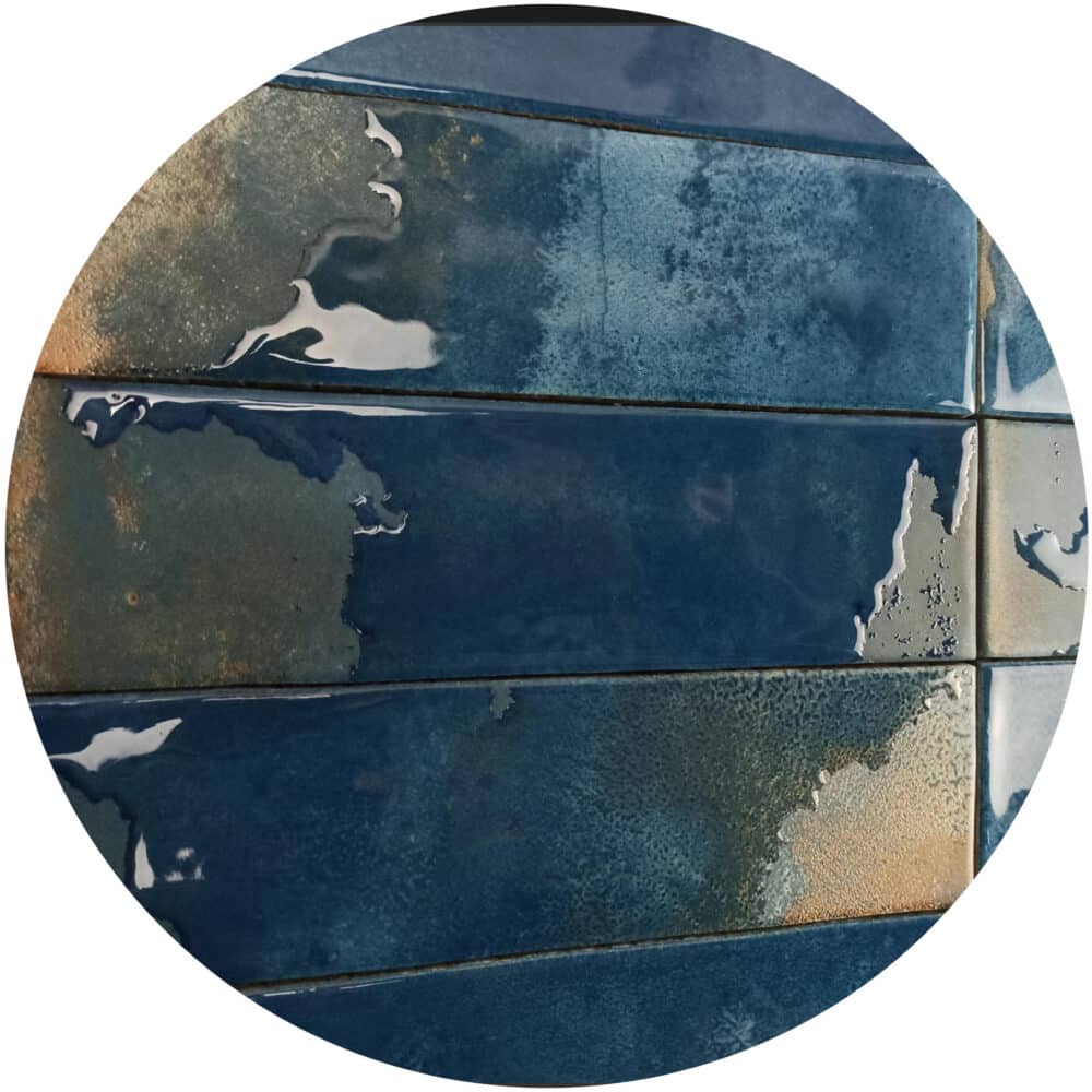 Dune Granadella Marino Subway Tile in Gloss Finish - Product Image