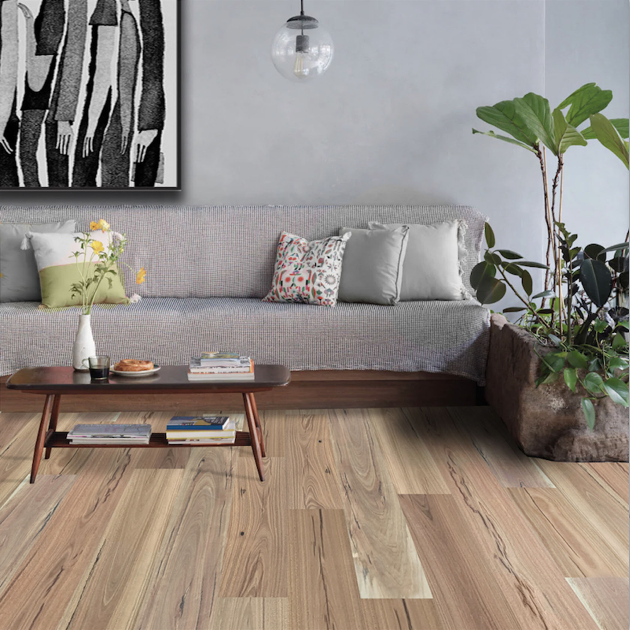 Heritage Spotted Gum Timber Veneer Flooring - Gallery Image