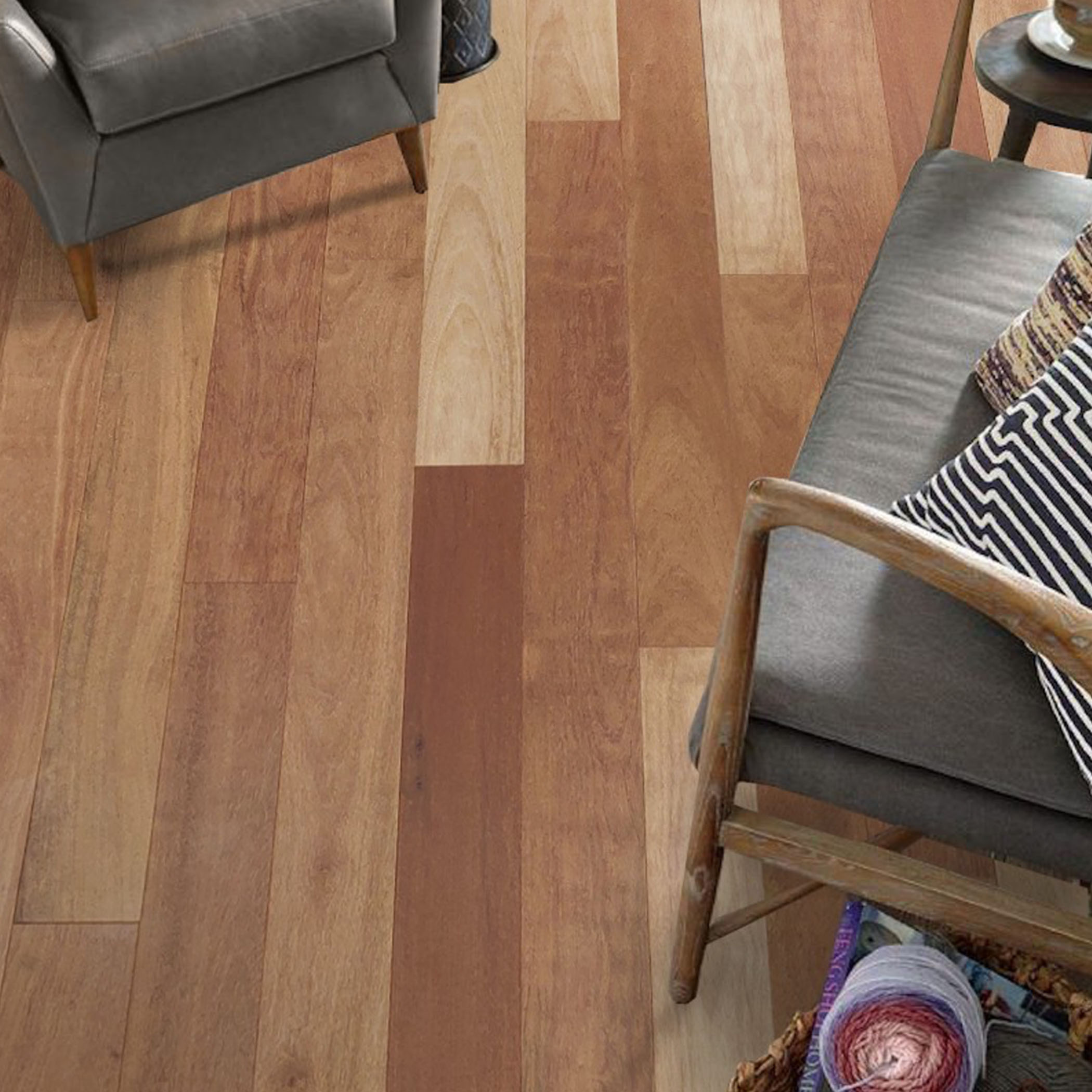 Kempas Timber Veneer Flooring - Gallery Image