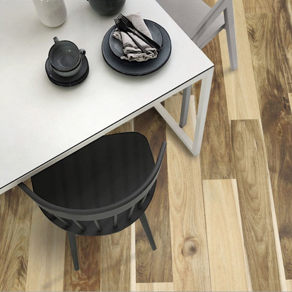 Natural Blackwood Timber Veneer Flooring - Gallery Image