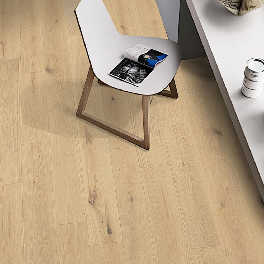 European Oak Crystal Timber Veneer Flooring - Gallery Image