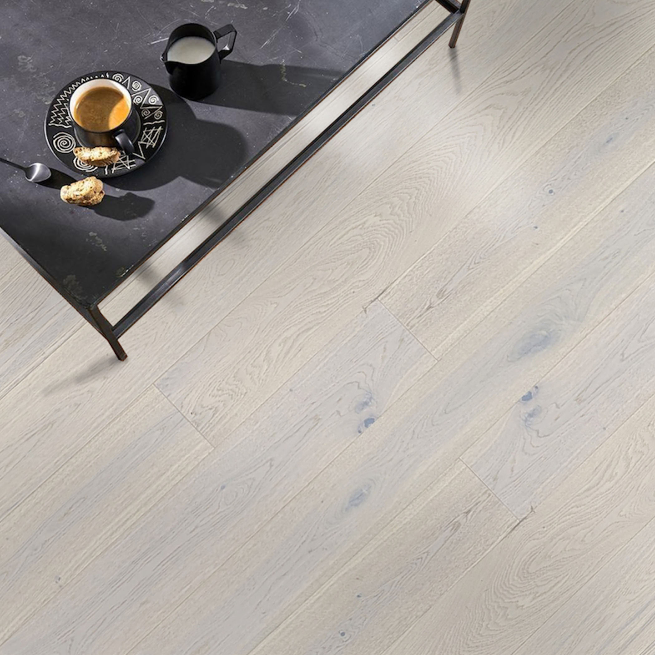 European Oak Sand Timber Veneer Flooring - Gallery Image