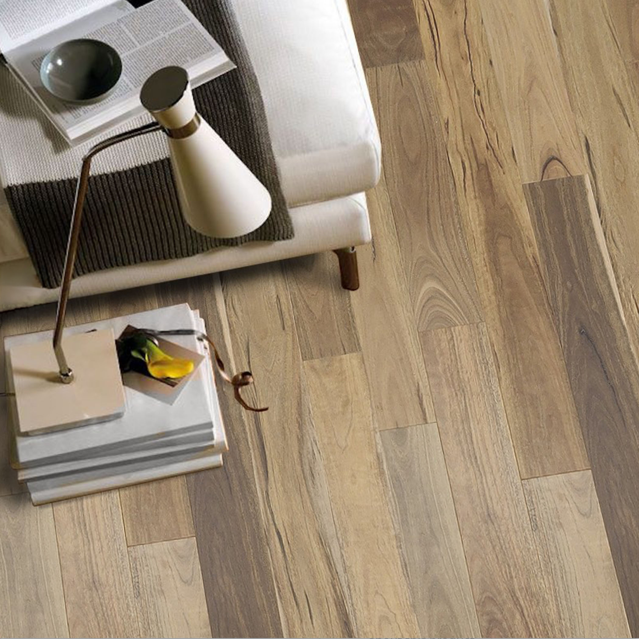 Spotted Gum Timber Veneer Flooring - Gallery Image