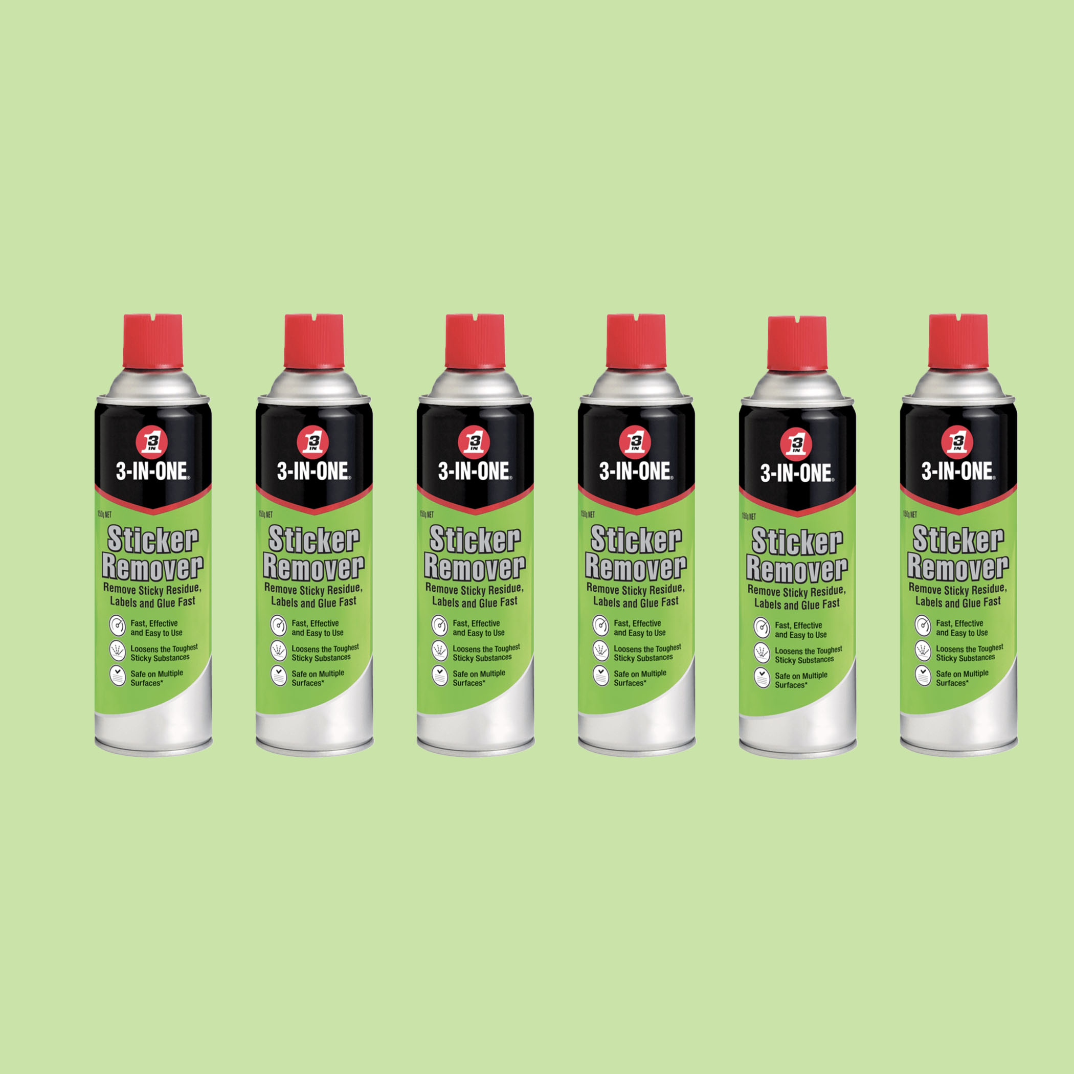 3-IN-ONE Sticker Remover - 6-Pack Image