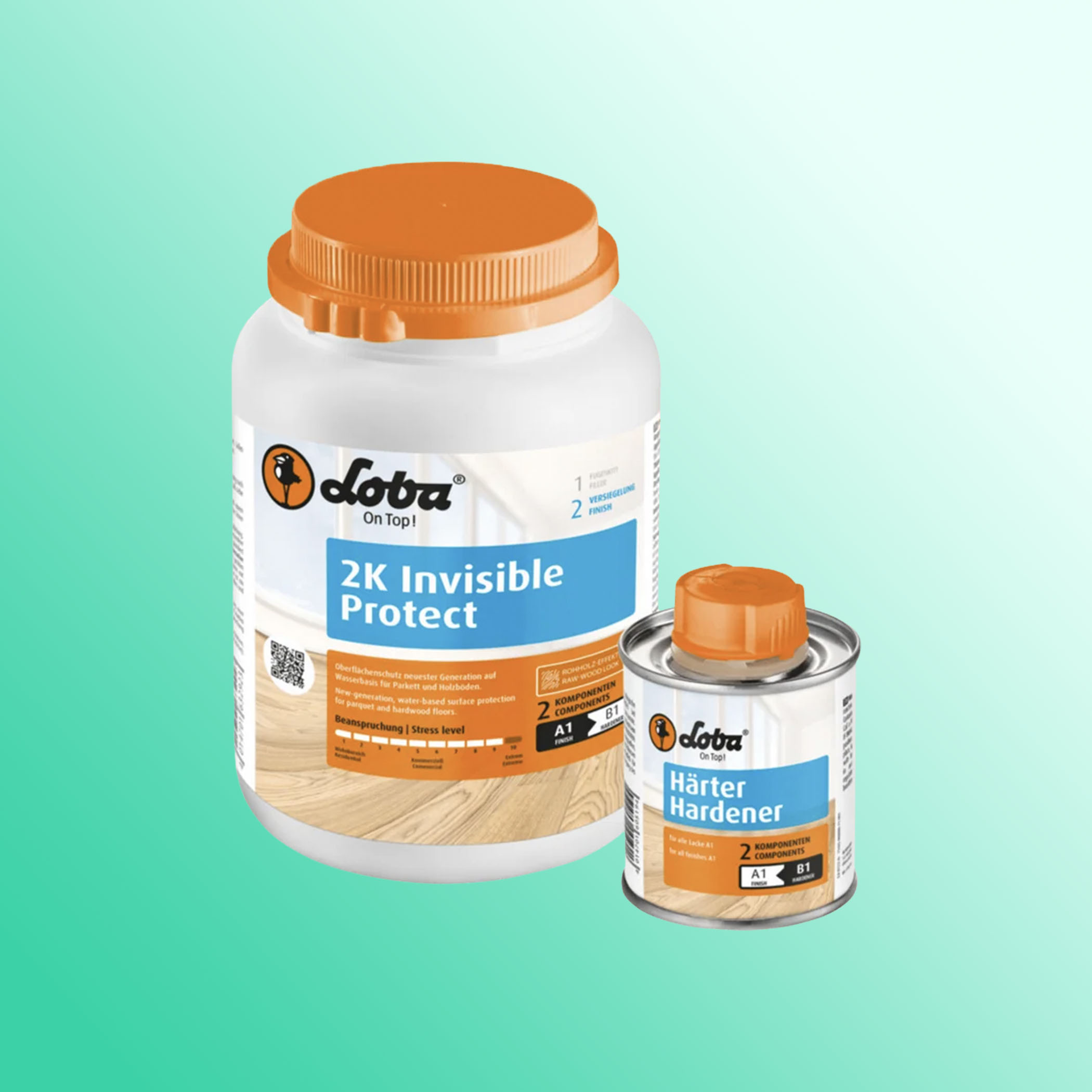 Loba 2K Invisible Protect Timber Finish - 1kg Kit Variation Image