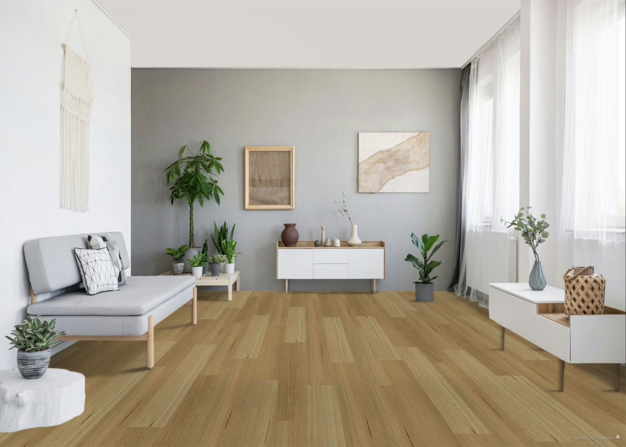Tasmanian Oak 812 SPC Hybrid Flooring - Gallery Image