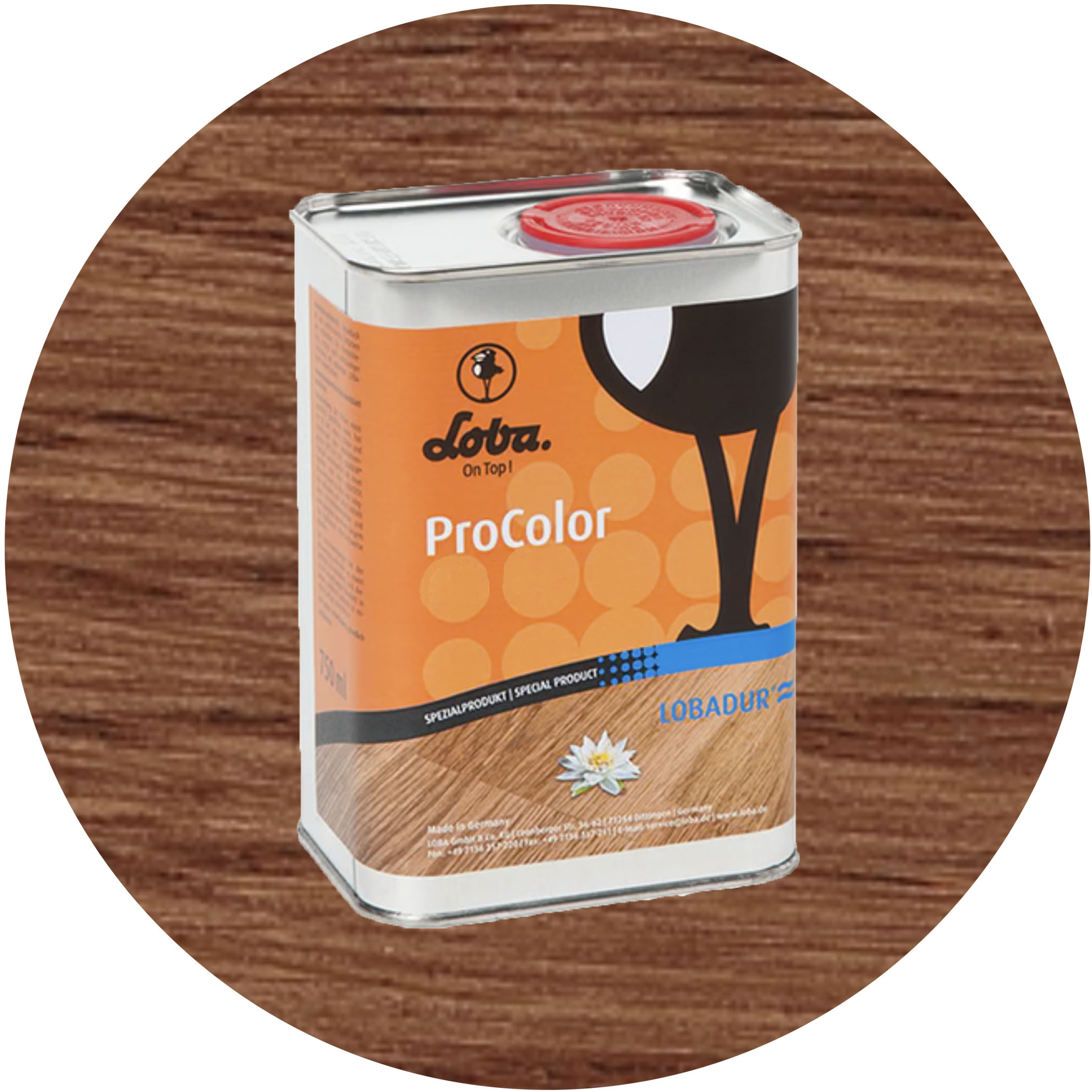 Loba ProColor Timber Floor Stain - 750ml Jatoba Variation Image