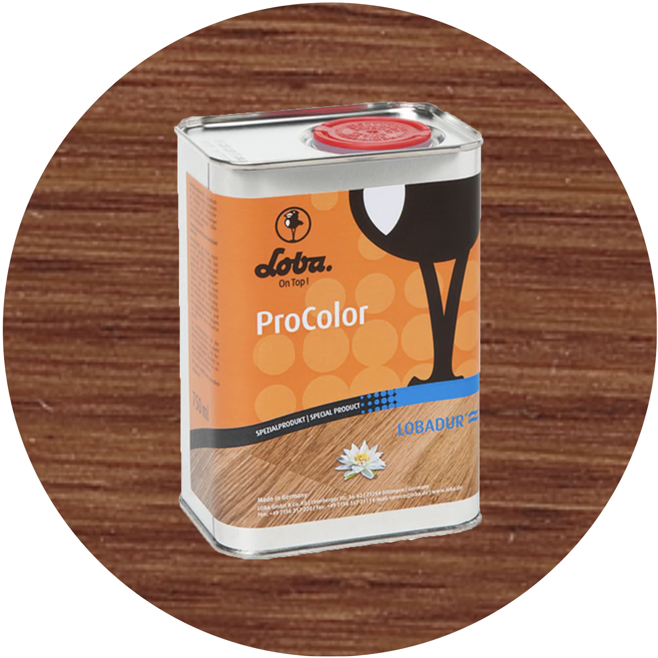 Loba ProColor Timber Floor Stain - 750ml Mahogany Variation Image