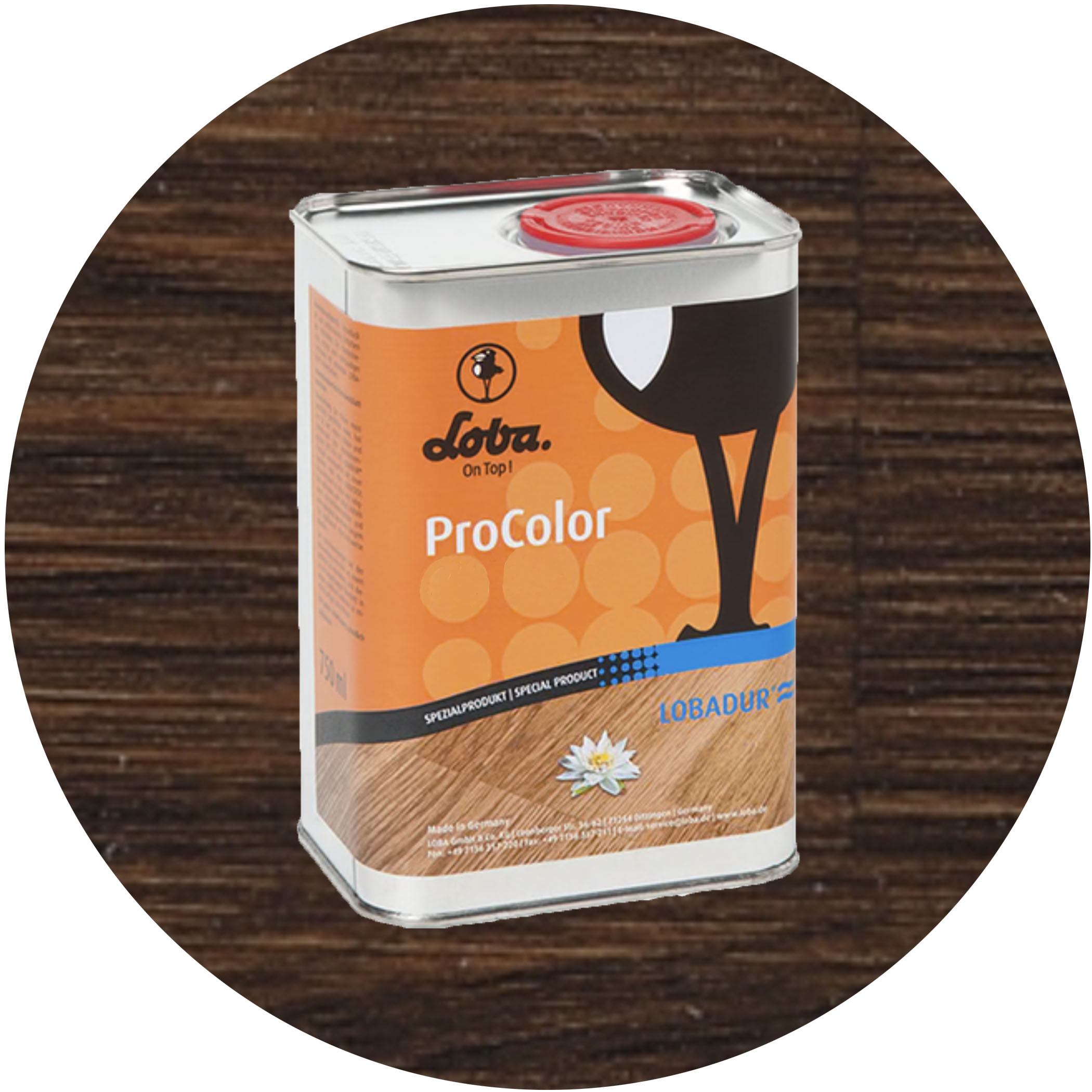 Loba ProColor Timber Floor Stain - 750ml Wenge Variation Image