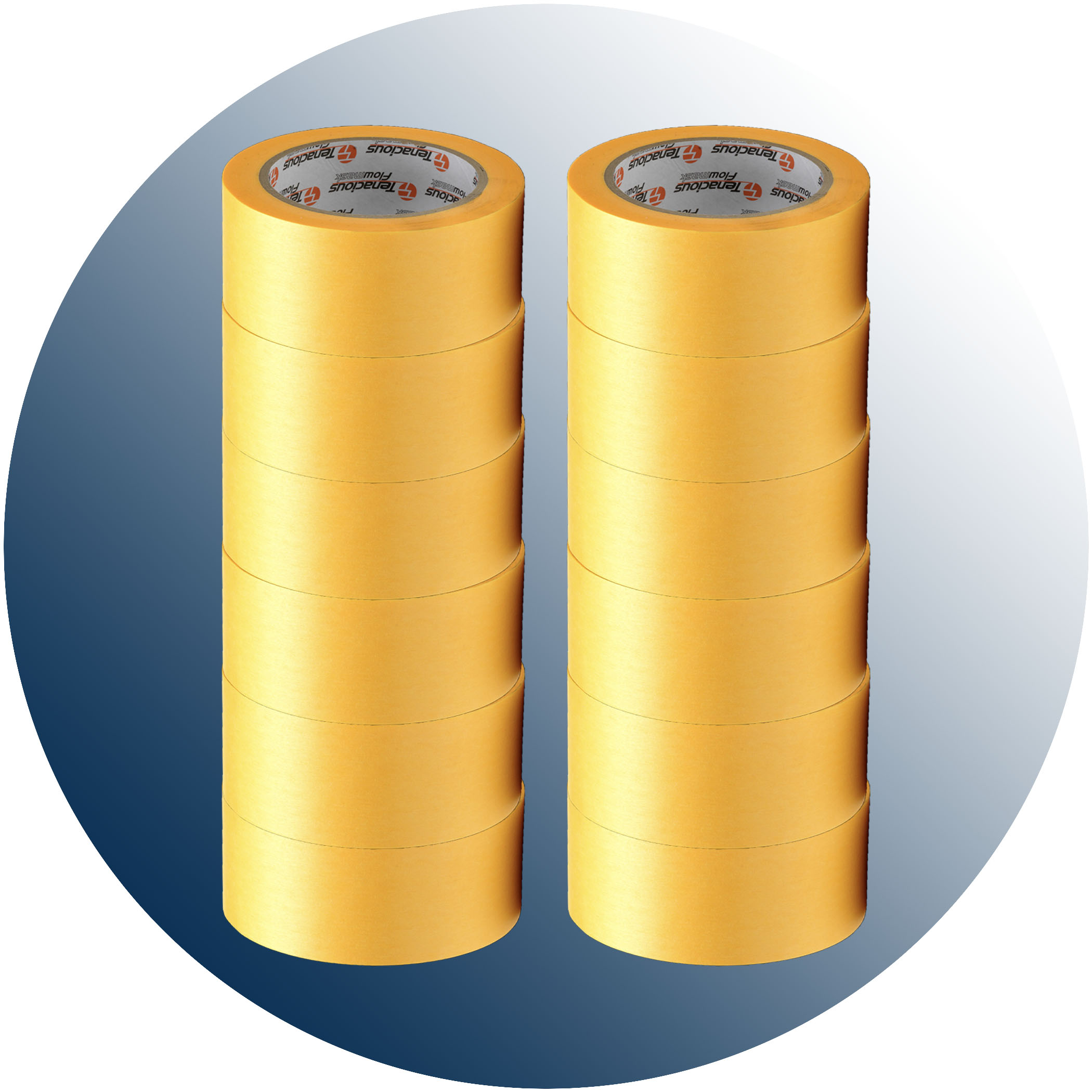 Tenacious Tapes K750 FlowMask Masking Tape - 48mm X 50m - 12 Item Variation Image