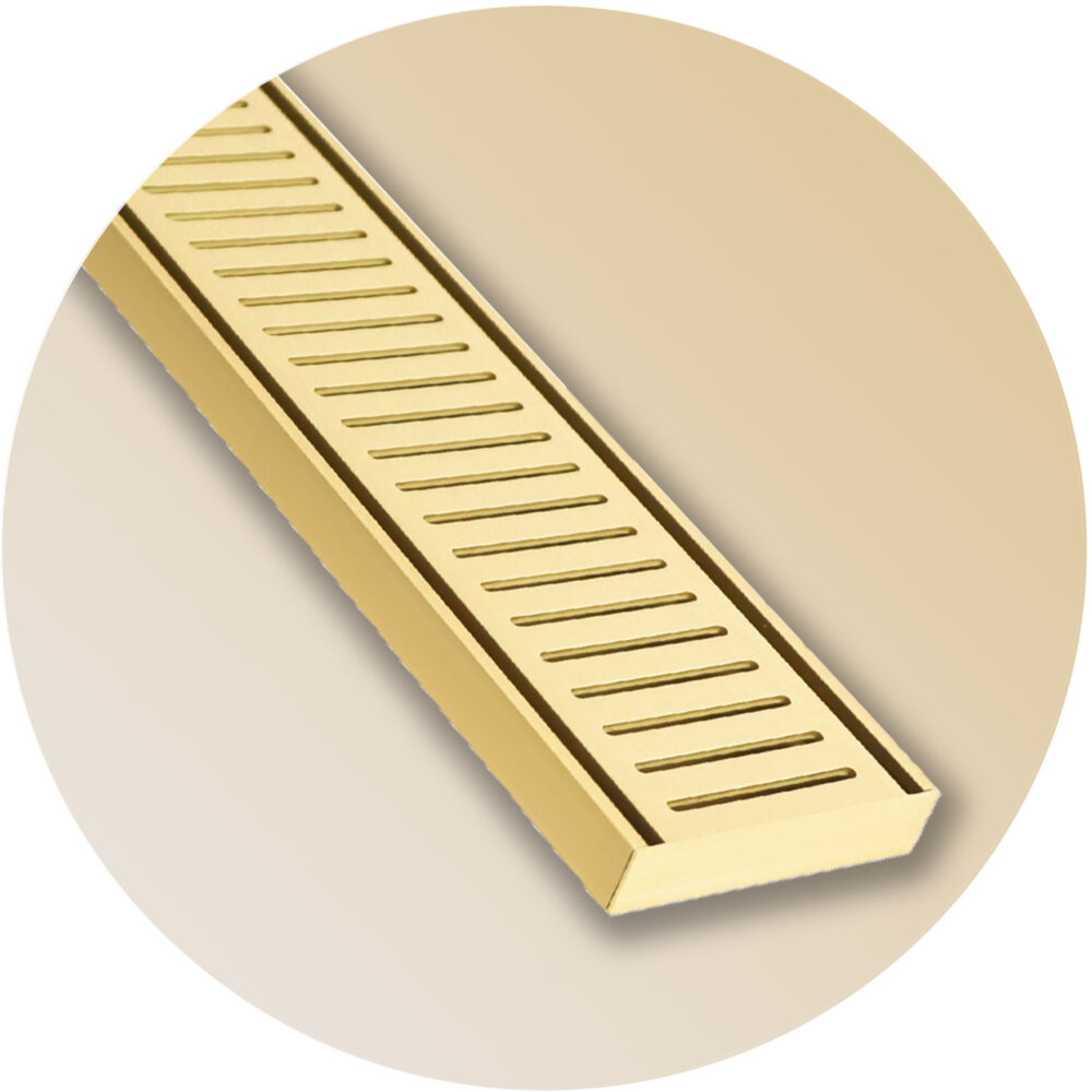 Lauxes NXT21 Linear Floor Grate - Gold Variation Image