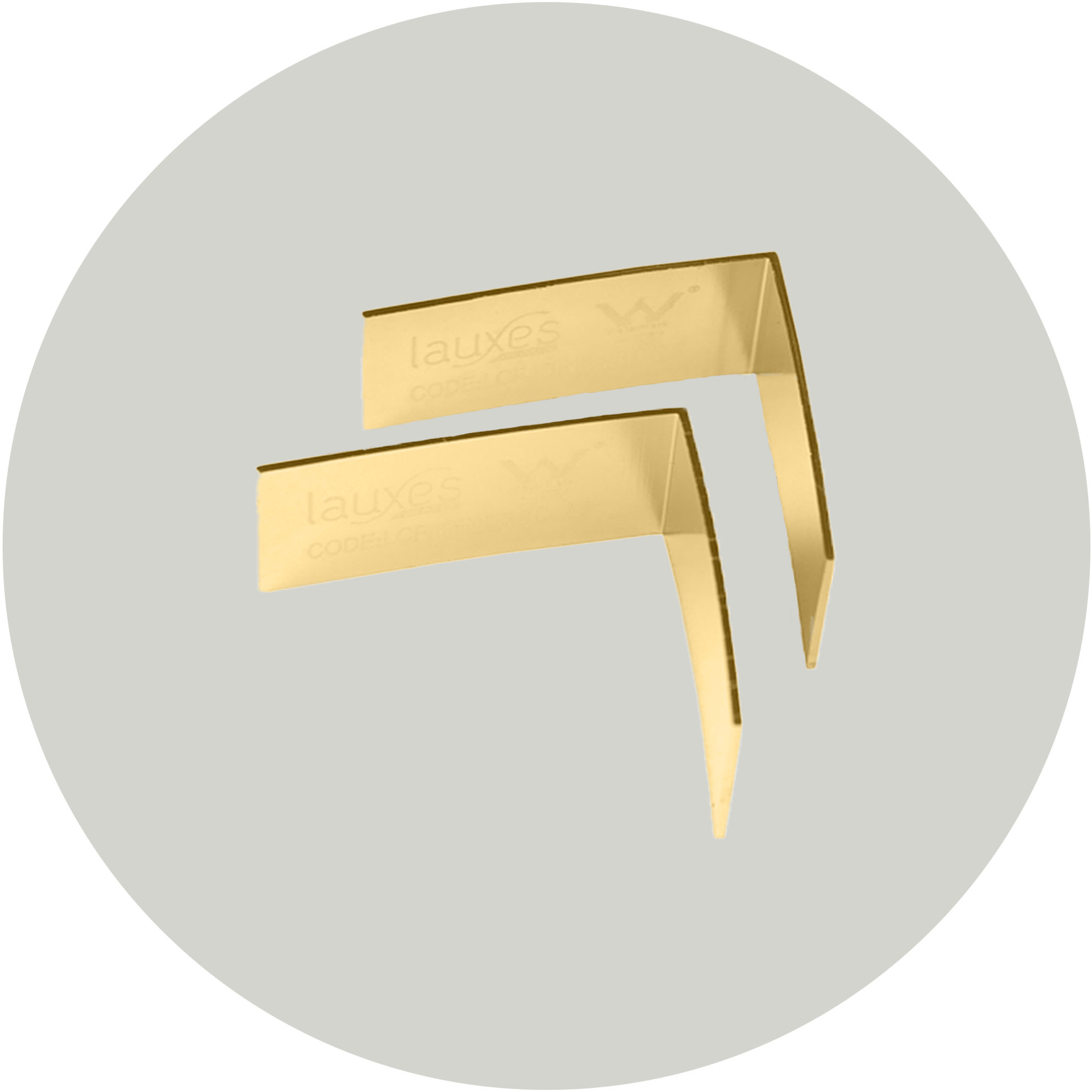 Lauxes Drainage Grates 90 Degree Joiners -23mm Gold Variation